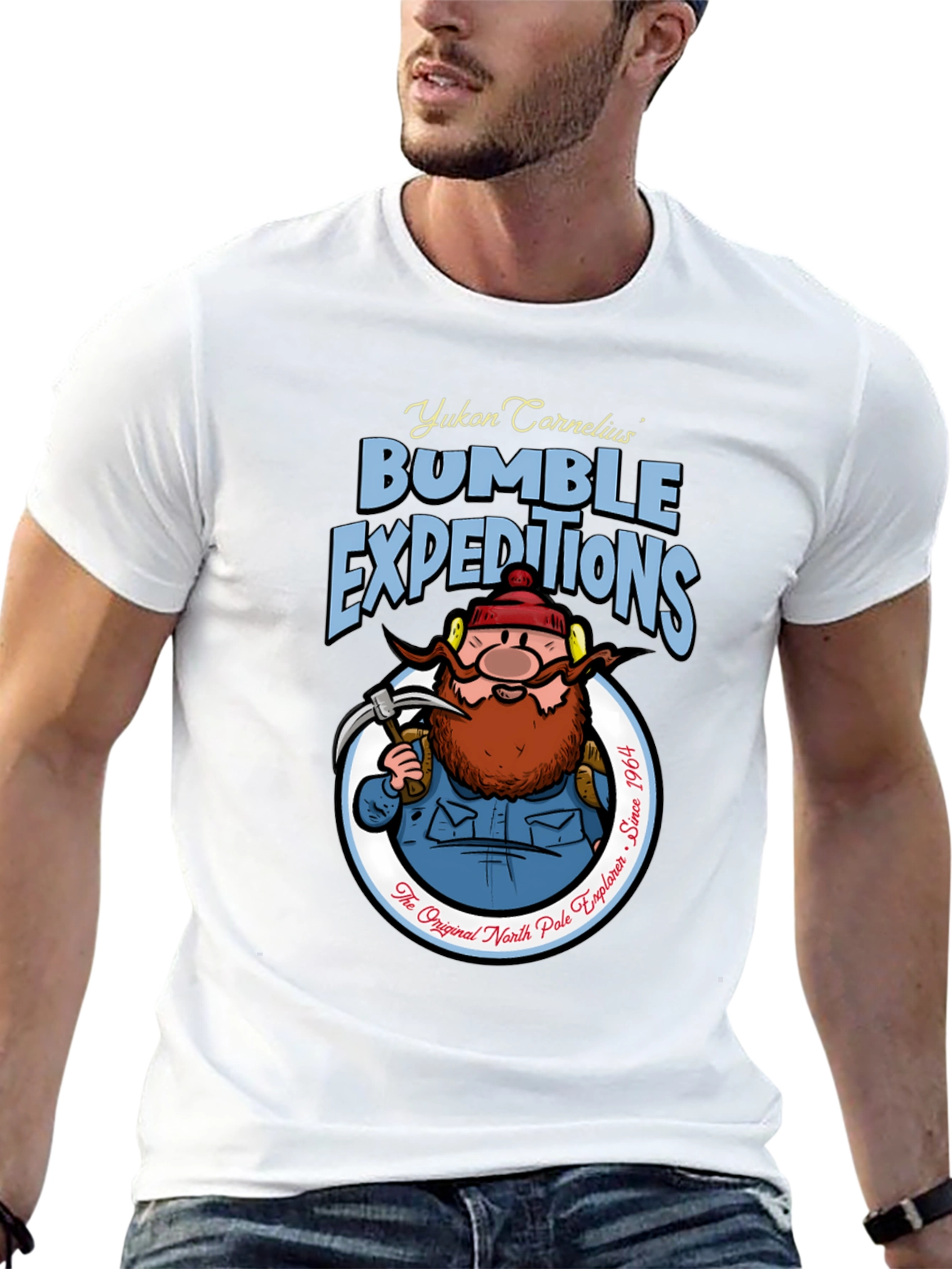 Yukon Cornelius Bumble Expeditions Black T-Shirt