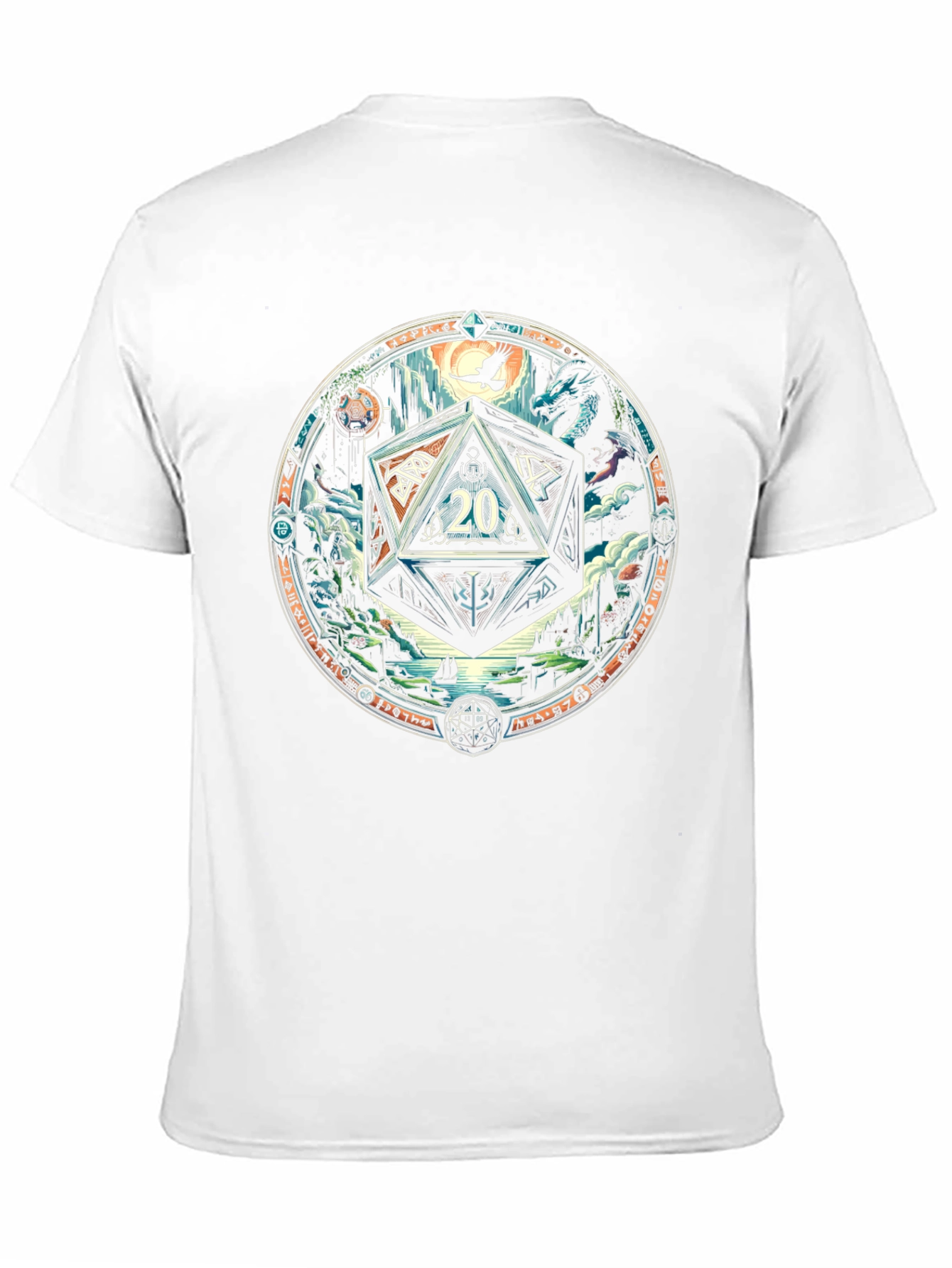 D&D 20-Sided Dice Graphic Tee