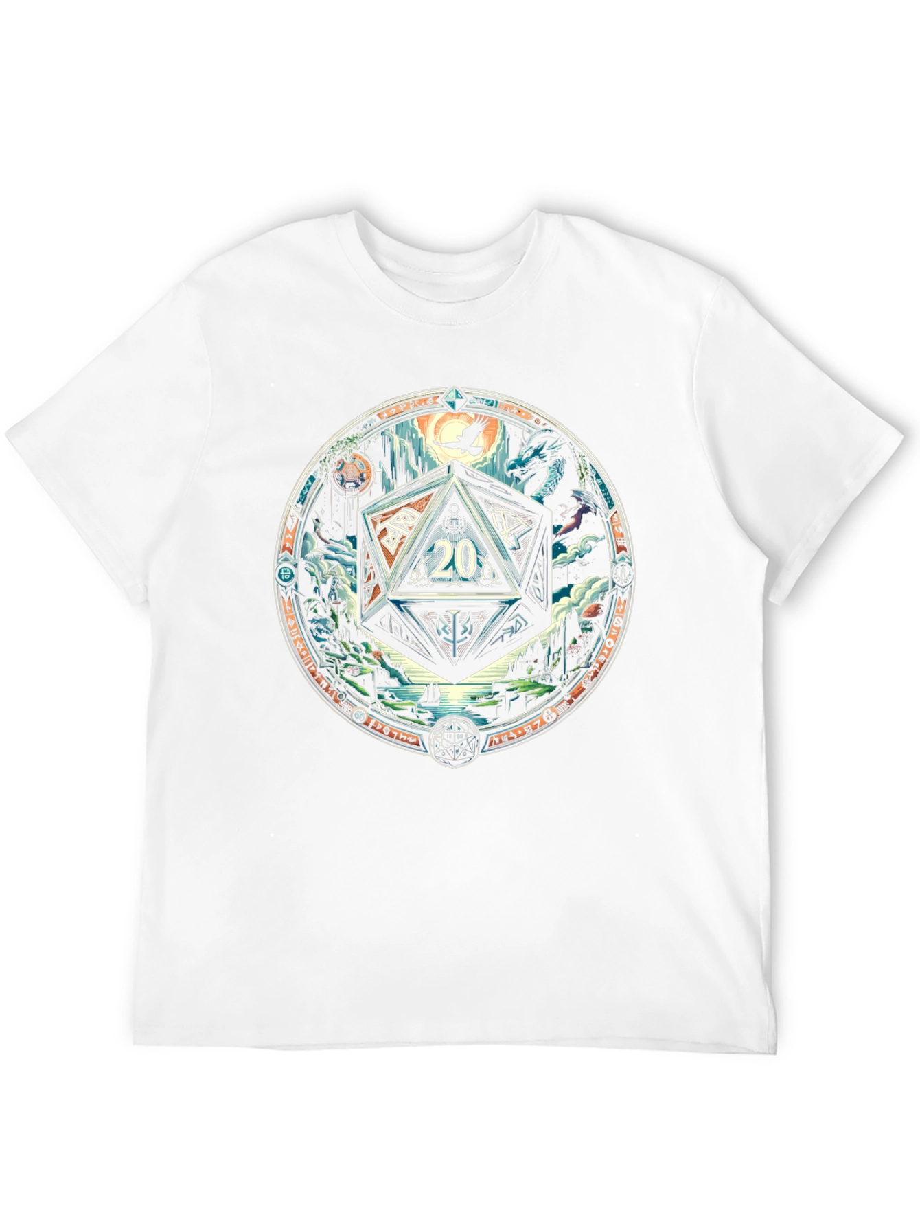 D&D 20-Sided Dice Graphic Tee