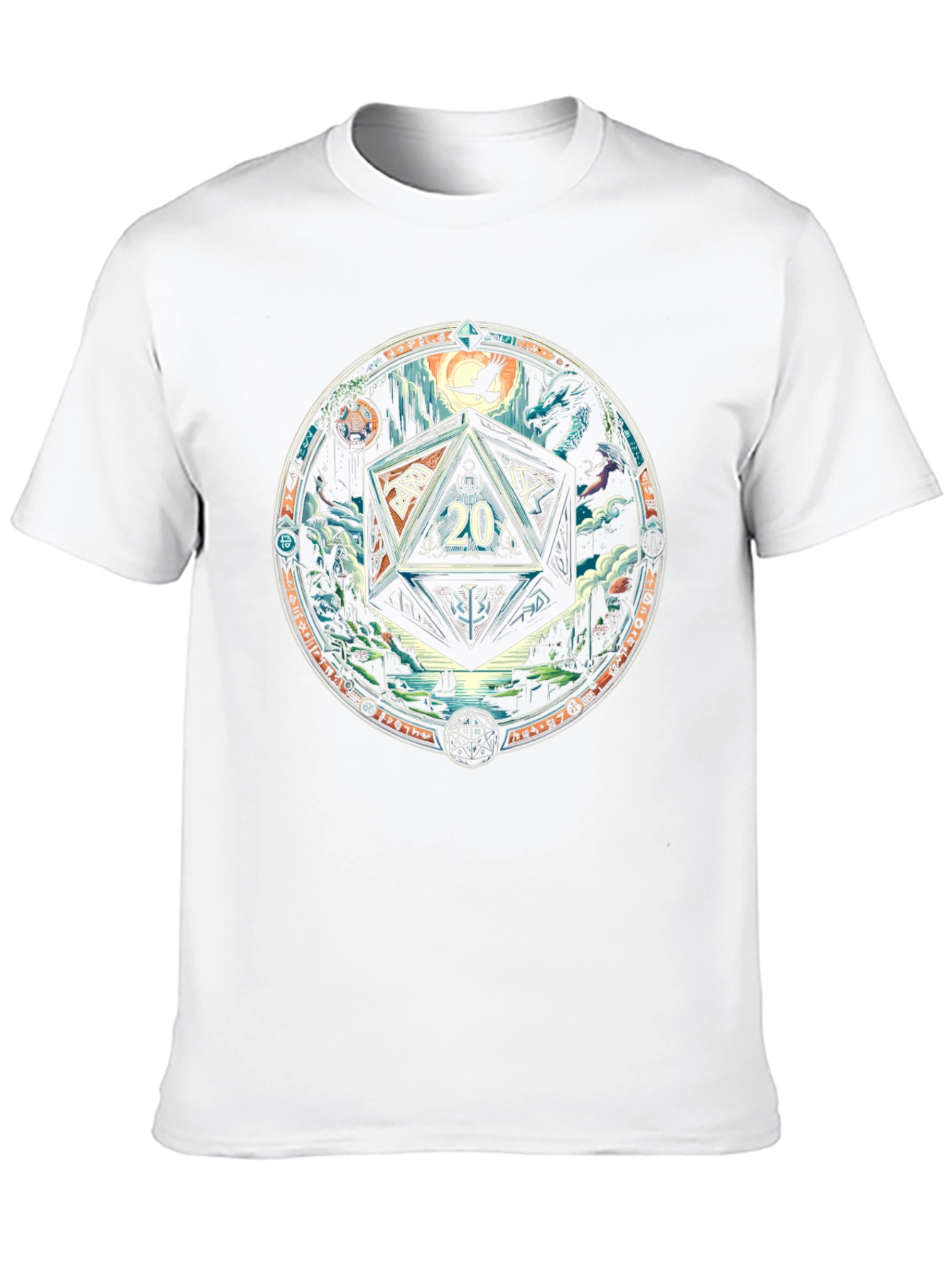 D&D 20-Sided Dice Graphic Tee