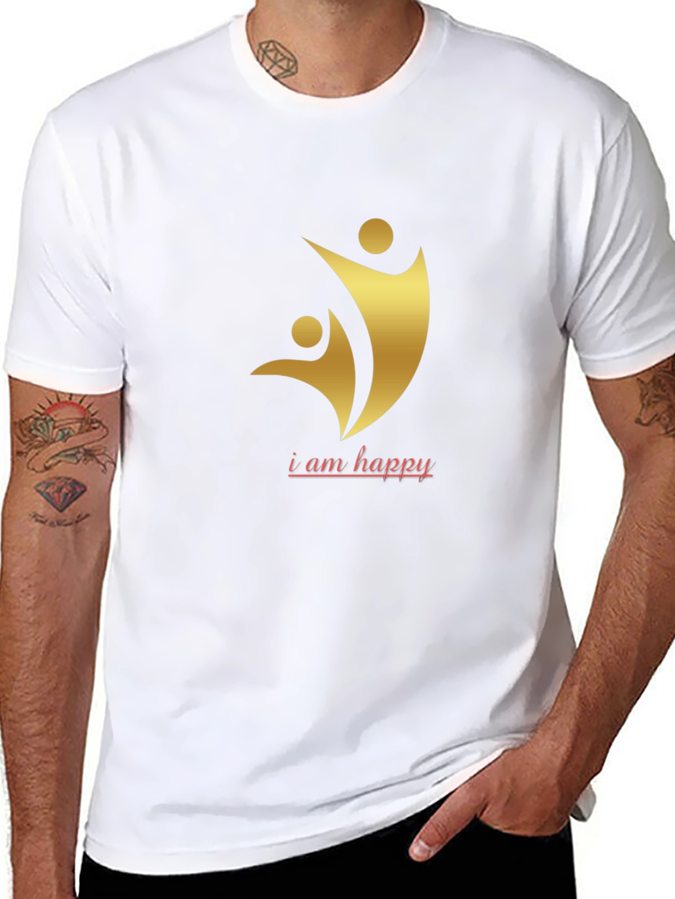 I am Happy Graphic T-Shirt