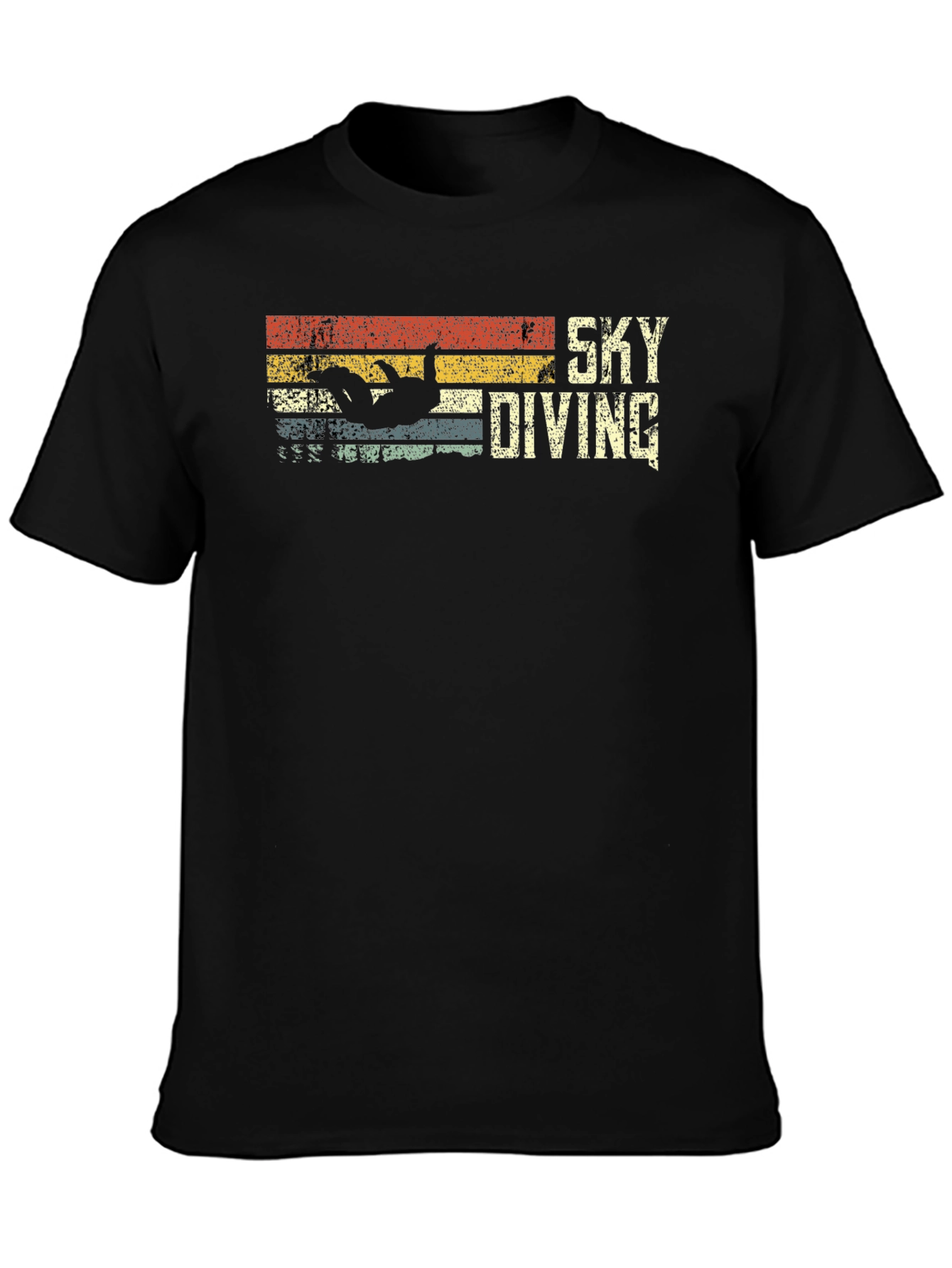 Skydiving Retro Graphic T-Shirt