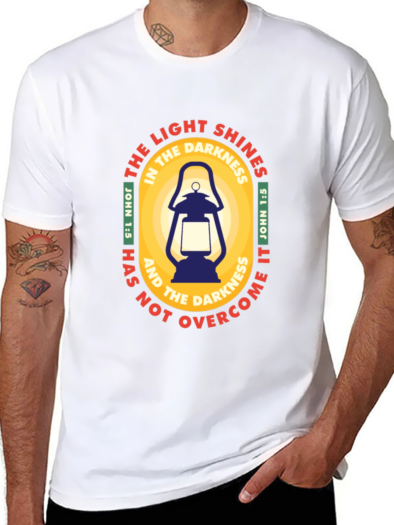 The Light Shines in the Darkness T-shirt