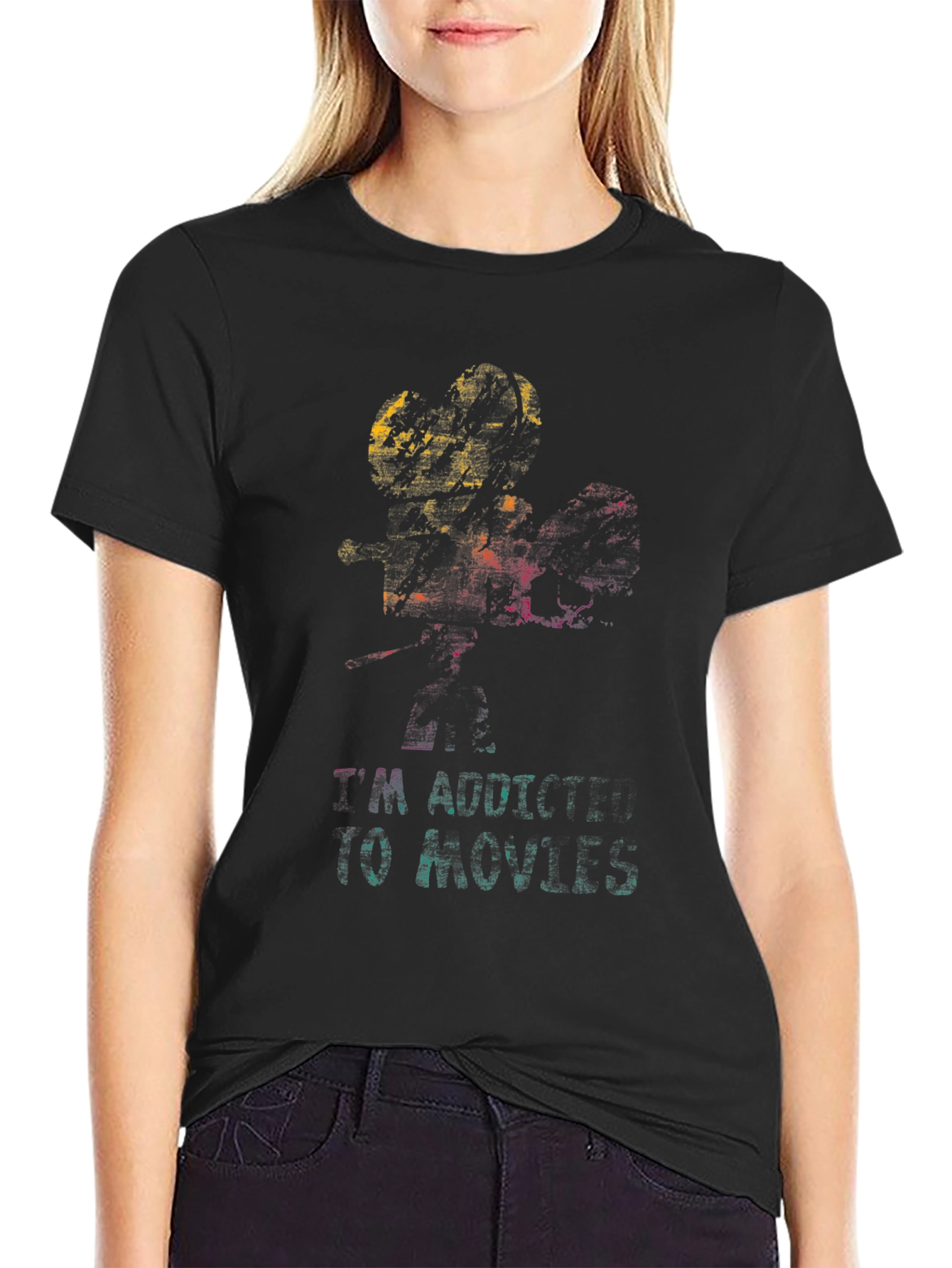 Movie Lovers Black T-Shirt