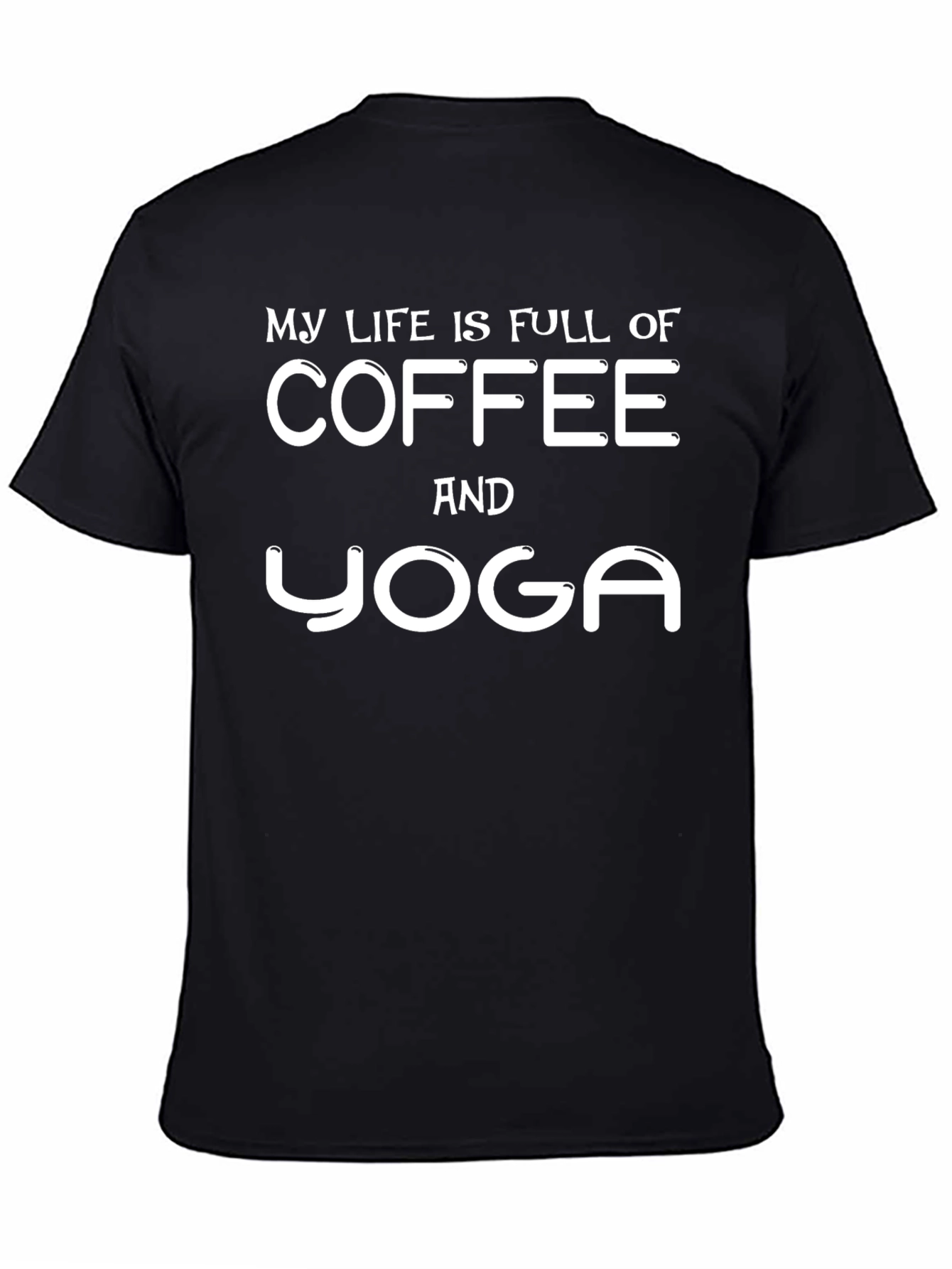 Coffee & Yoga T-Shirt - Funny Lifestyle Tee