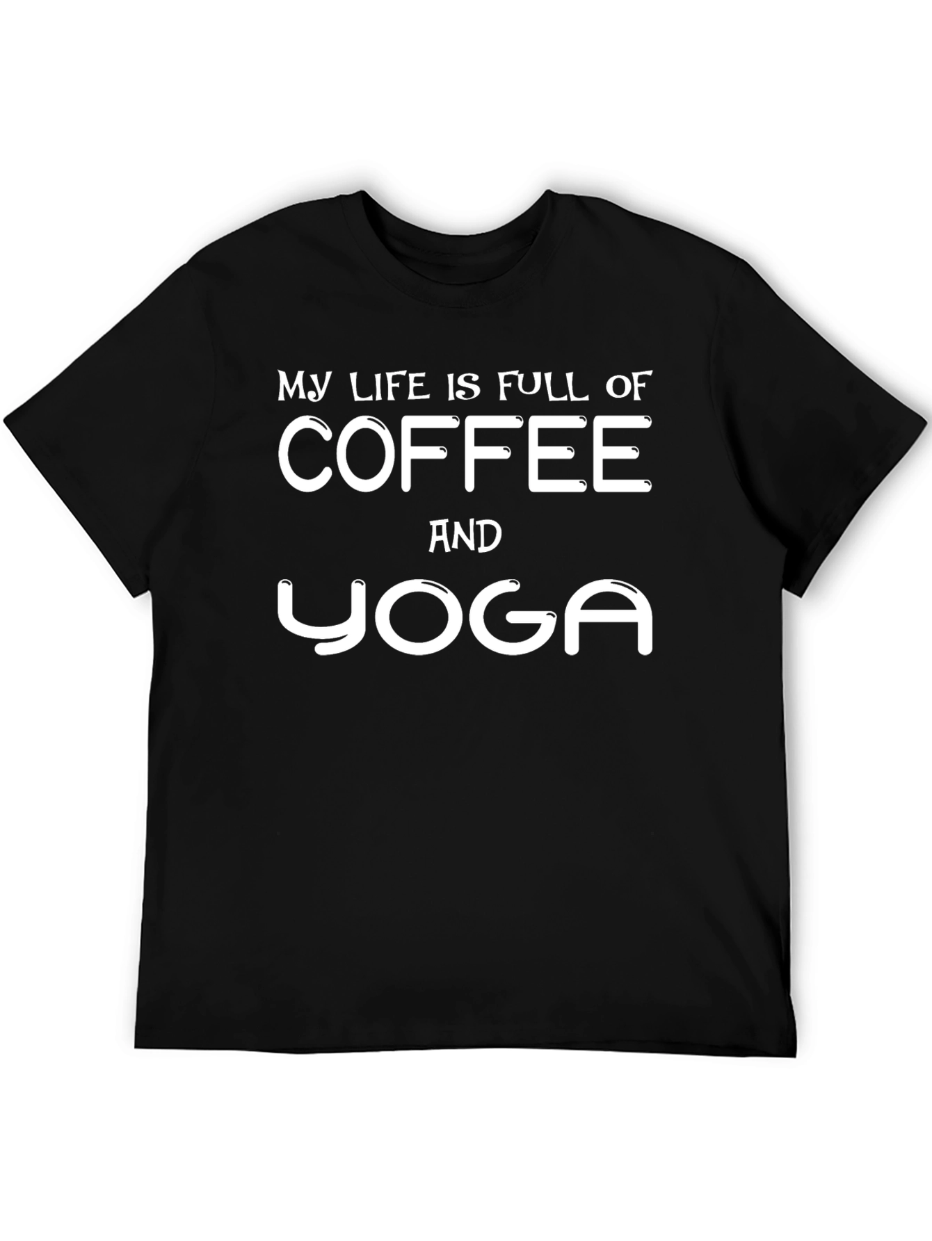 Coffee & Yoga T-Shirt - Funny Lifestyle Tee