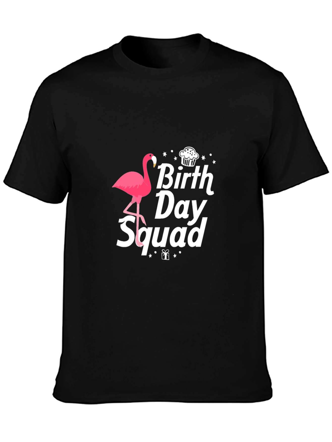 Birthday Squad Flamingo T-Shirt