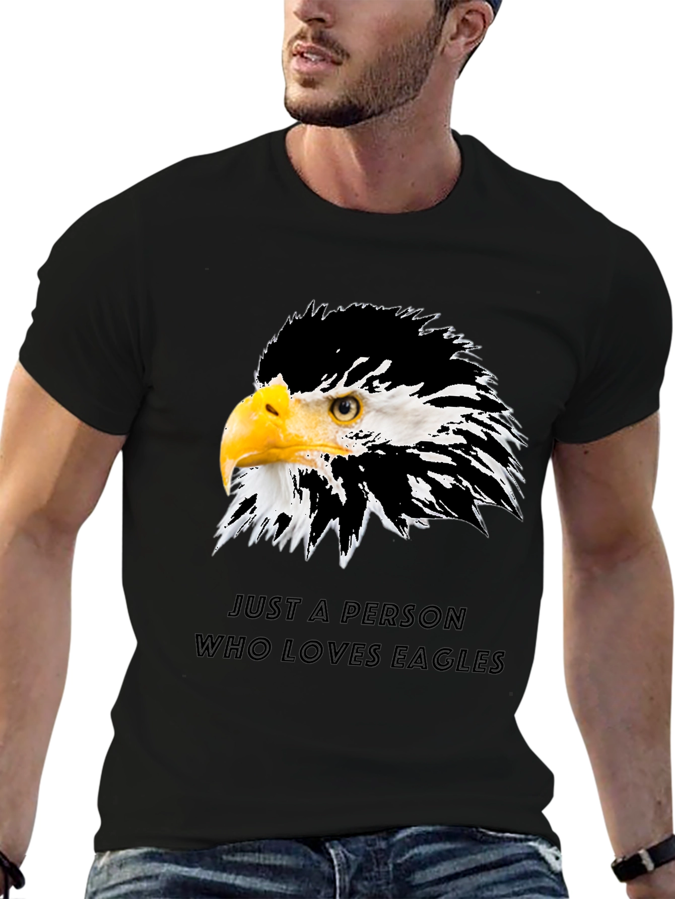 Eagle Lover Black T-Shirt