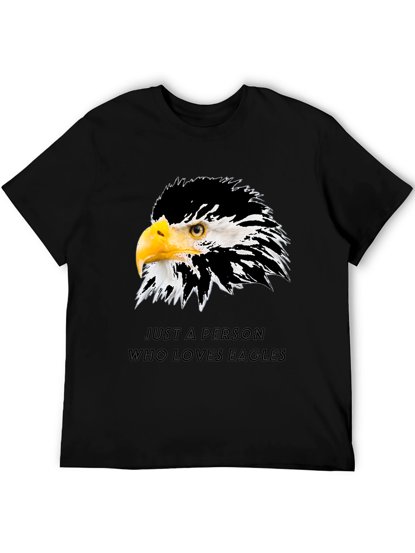 Eagle Lover Black T-Shirt