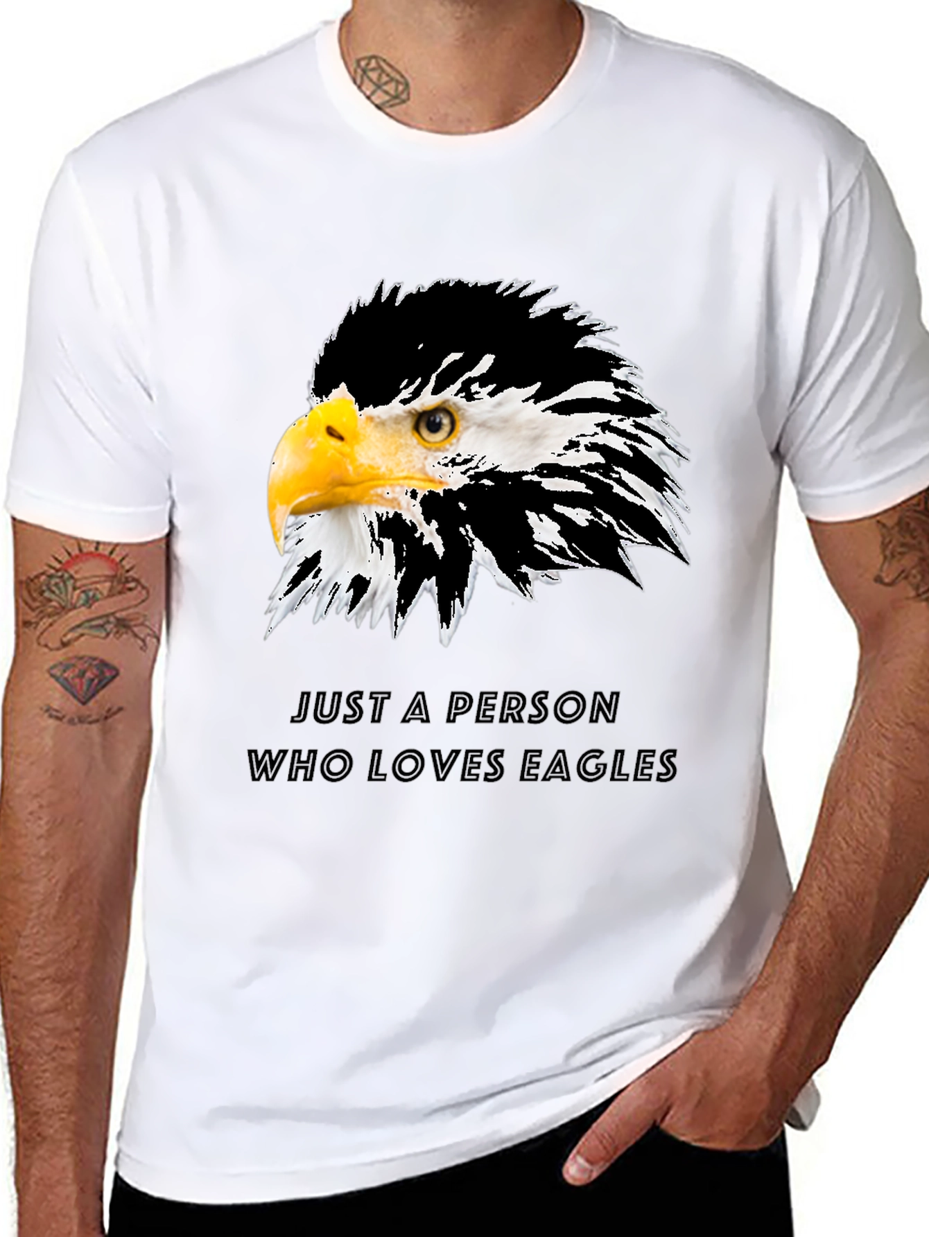 Eagle Lover Black T-Shirt