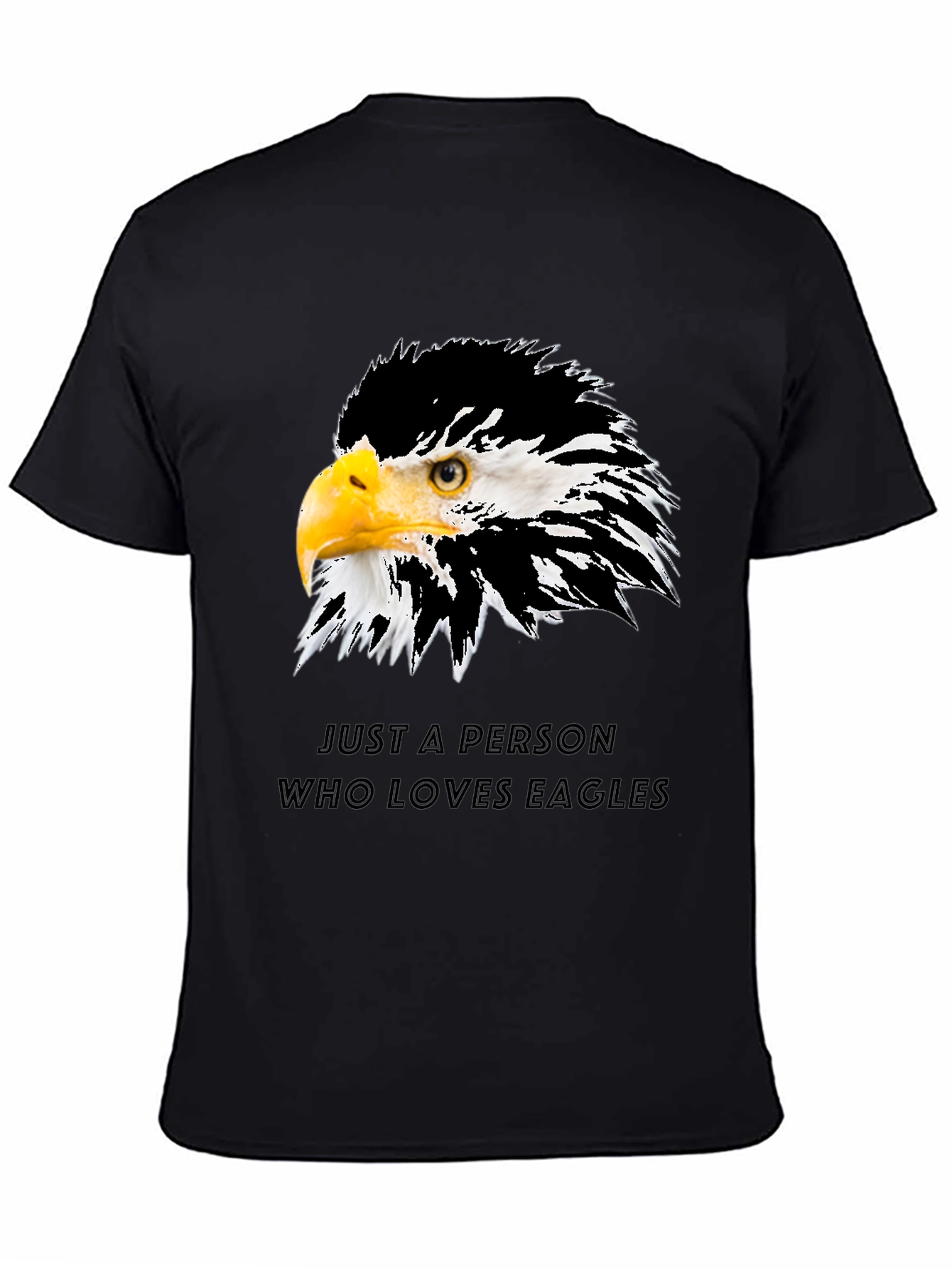 Eagle Lover Black T-Shirt