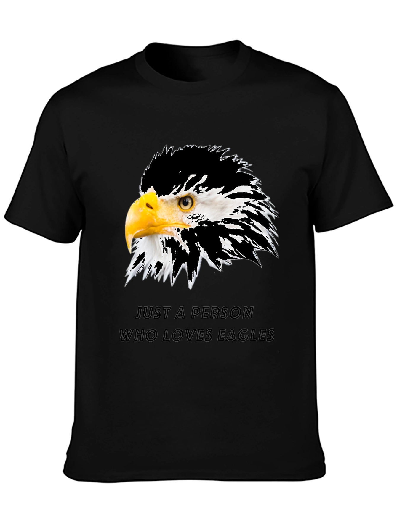Eagle Lover Black T-Shirt