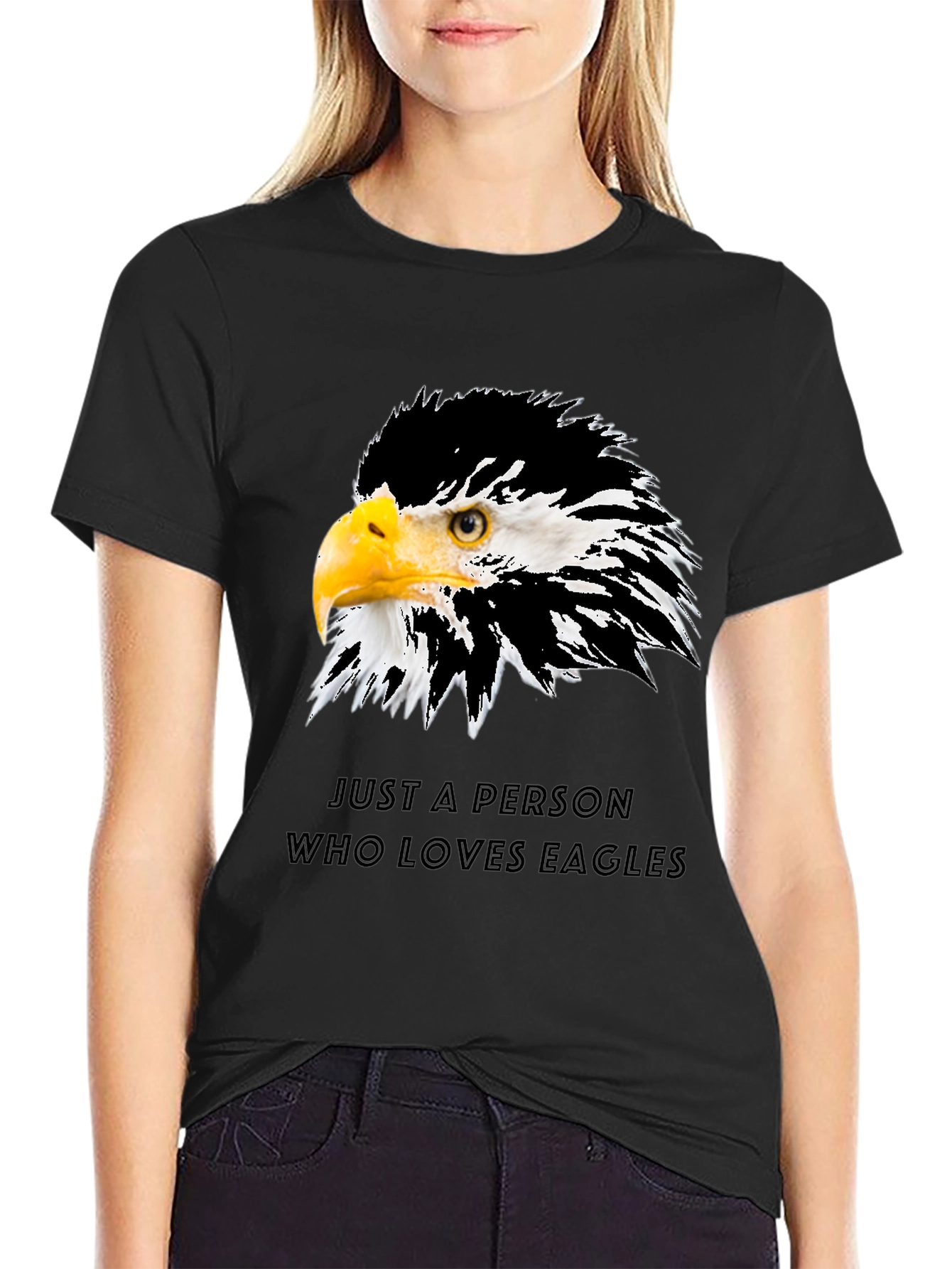 Eagle Lover Black T-Shirt