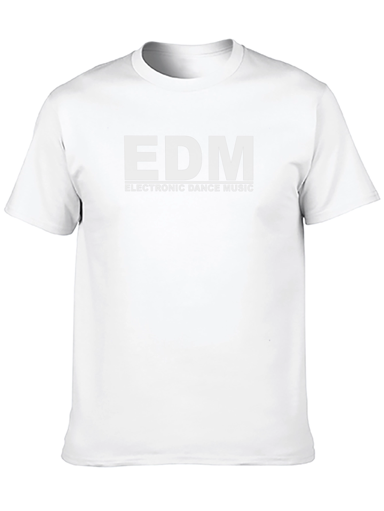 EDM Electronic Dance Music Graphic T-Shirt - Black