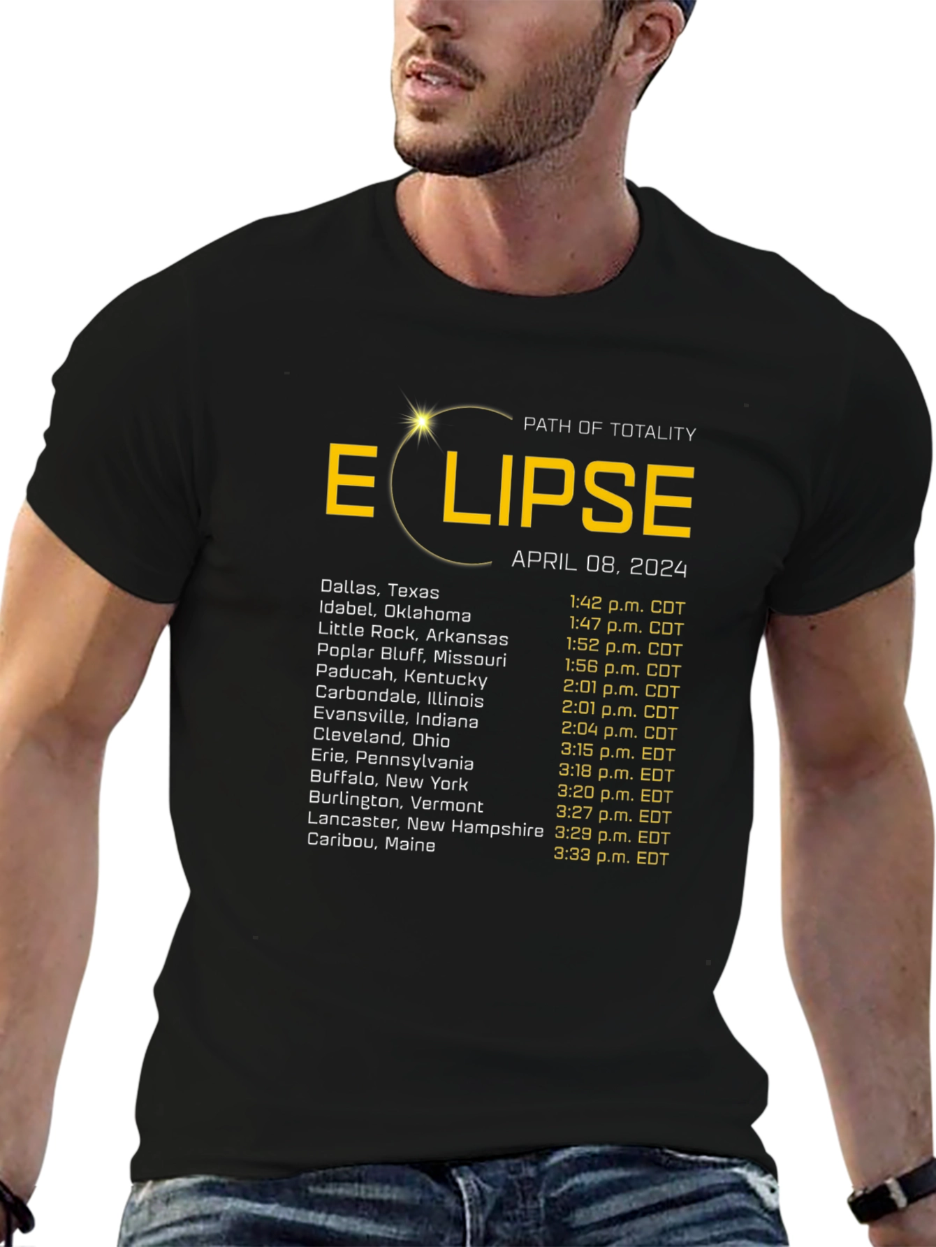 Total Solar Eclipse April 8 2024 T-Shirt
