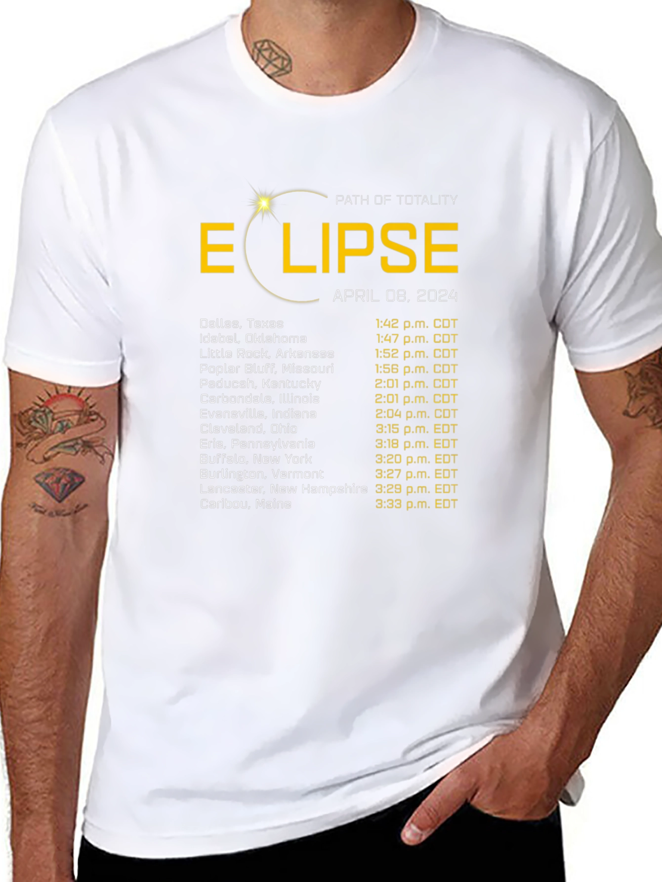 Total Solar Eclipse April 8 2024 T-Shirt