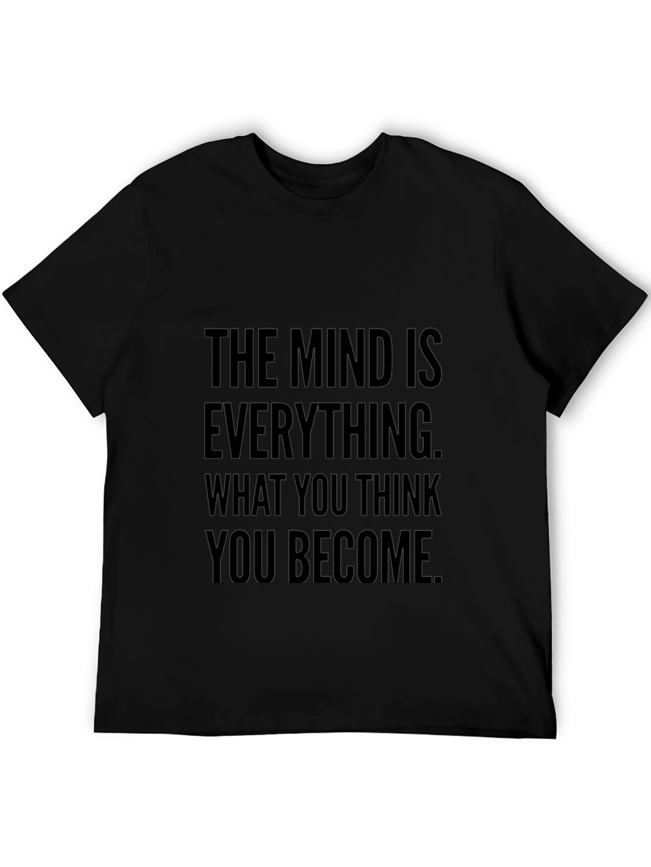 Mind is Everything Black Graphic Tee