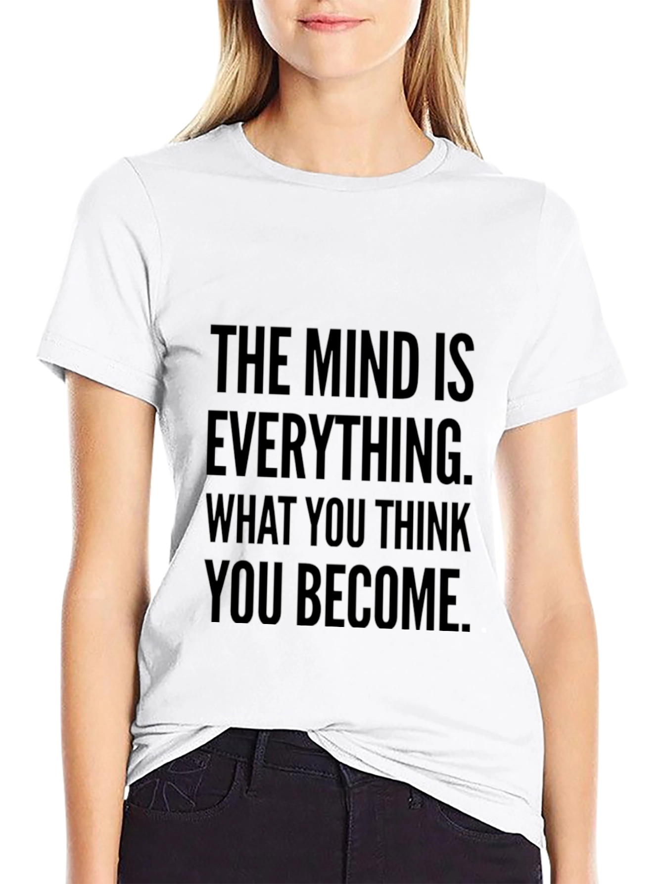 Mind is Everything Black Graphic Tee