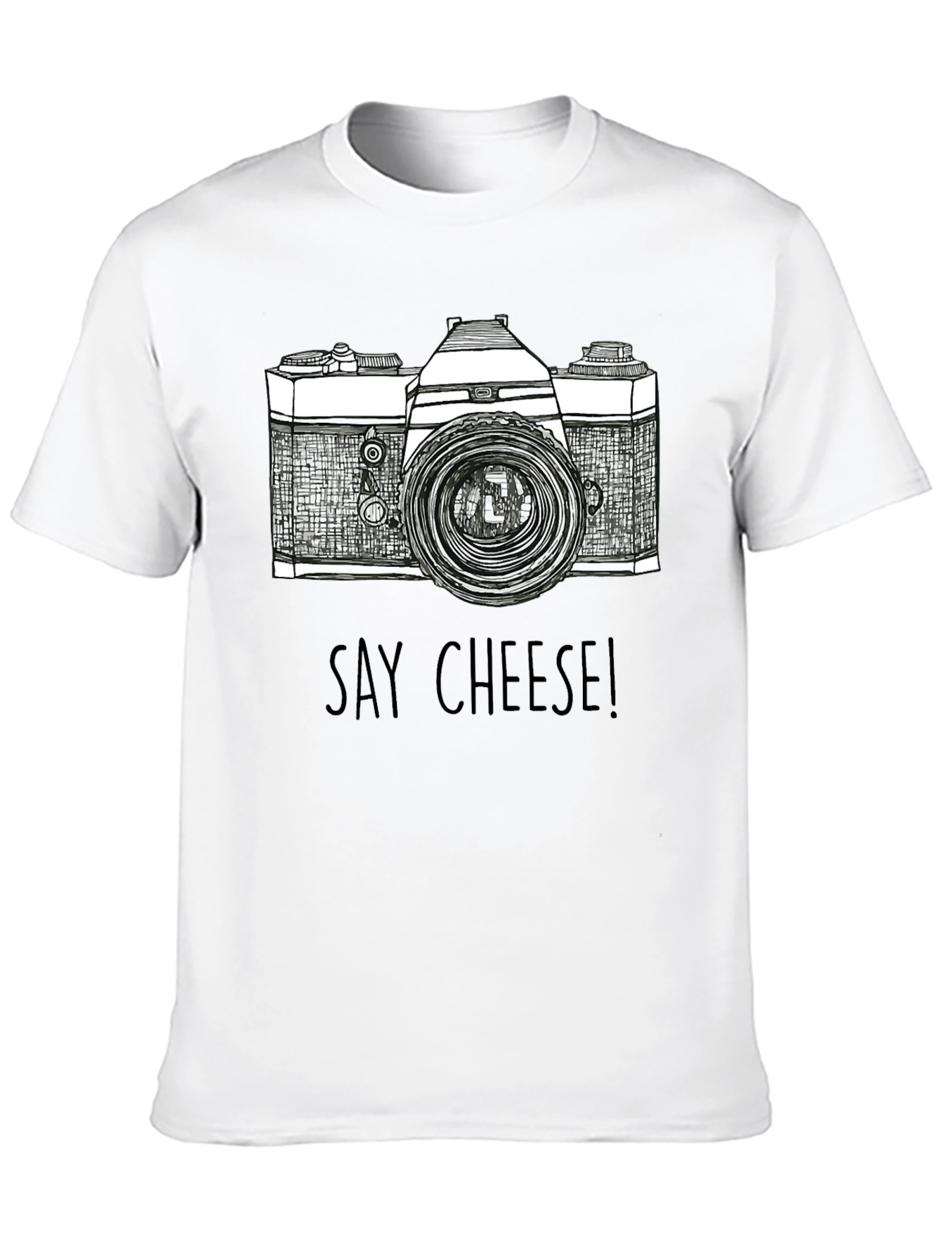 Say Cheese Camera Graphic Tee