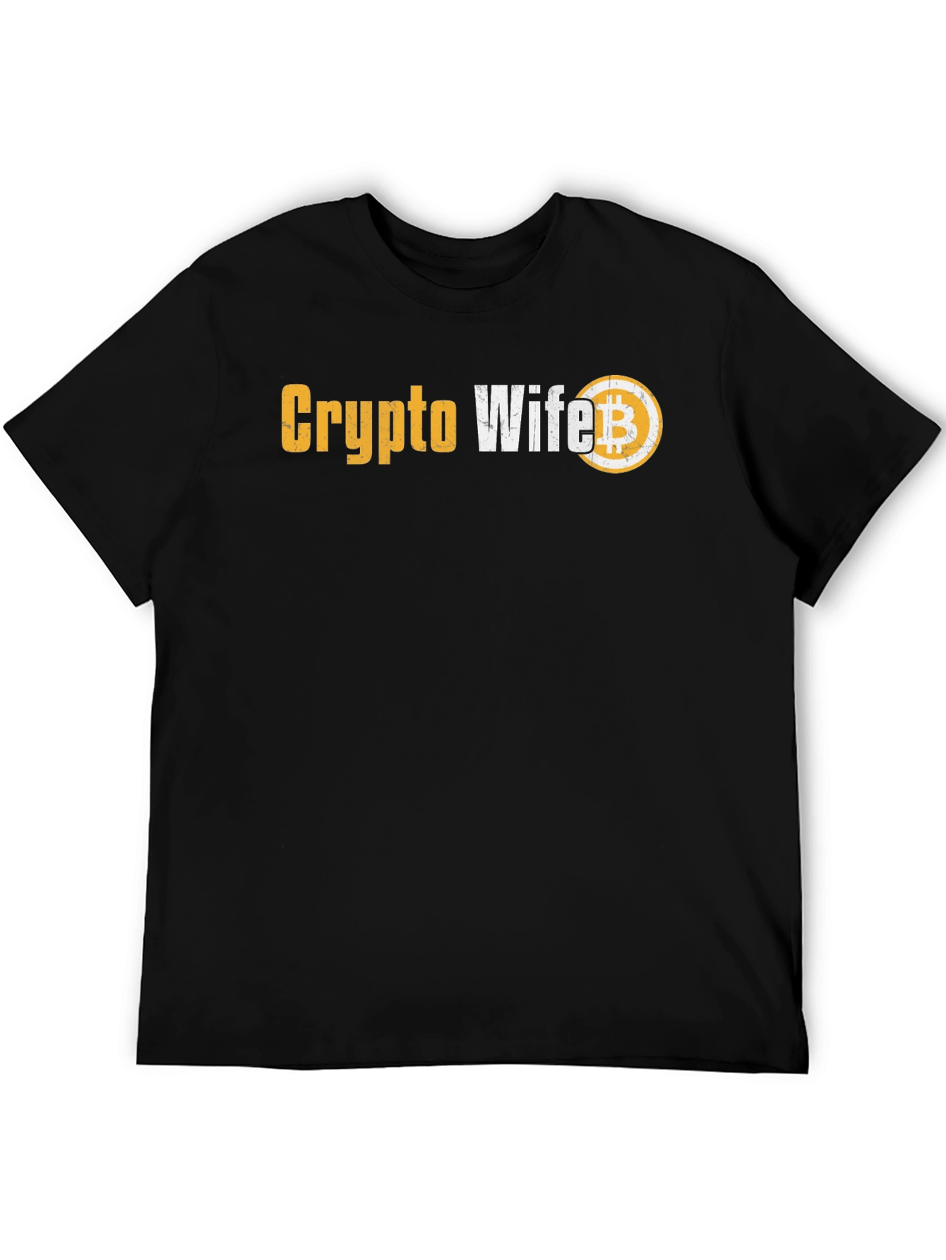 Crypto Wife Bitcoin T-Shirt - Black