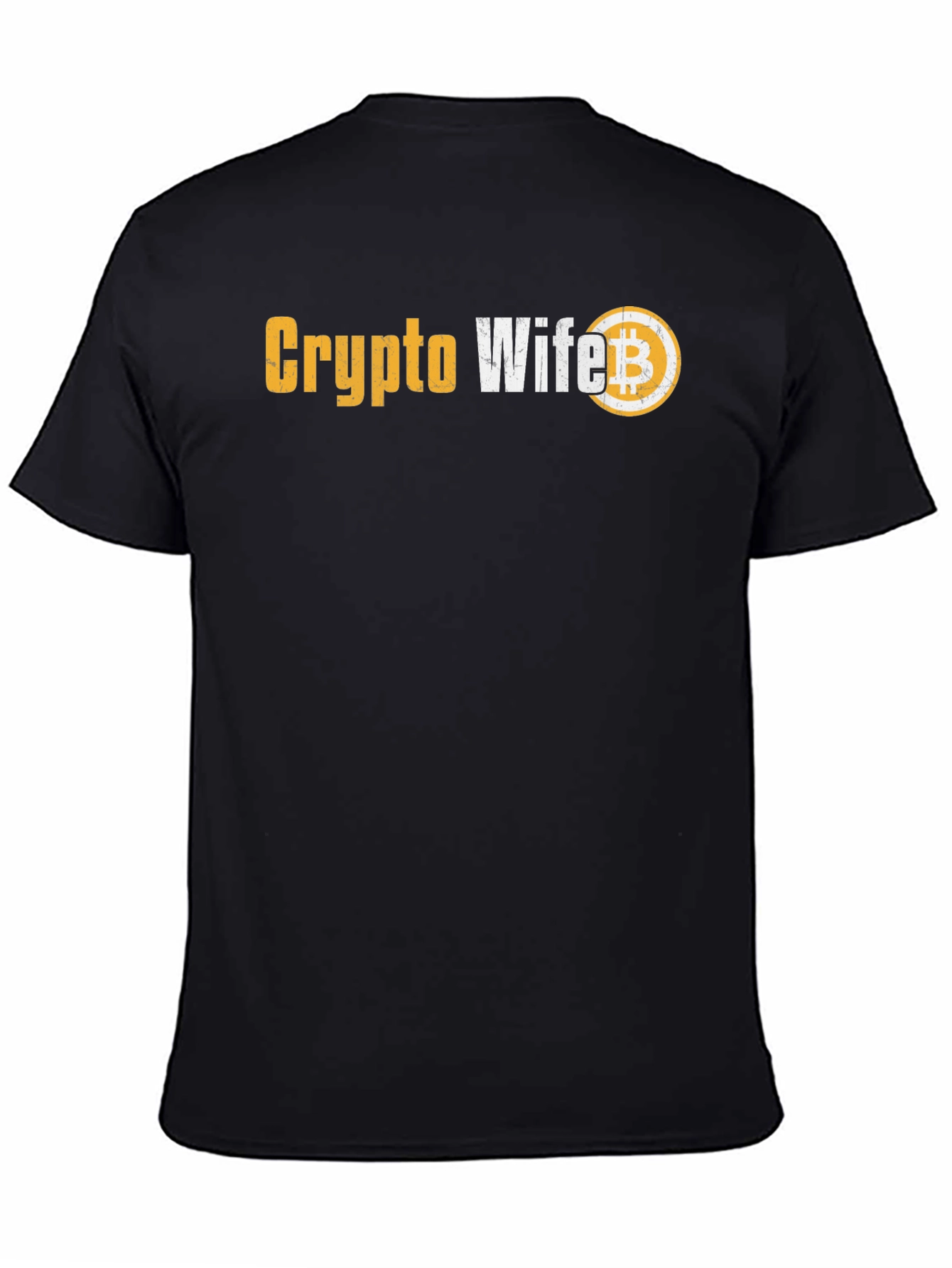 Crypto Wife Bitcoin T-Shirt - Black