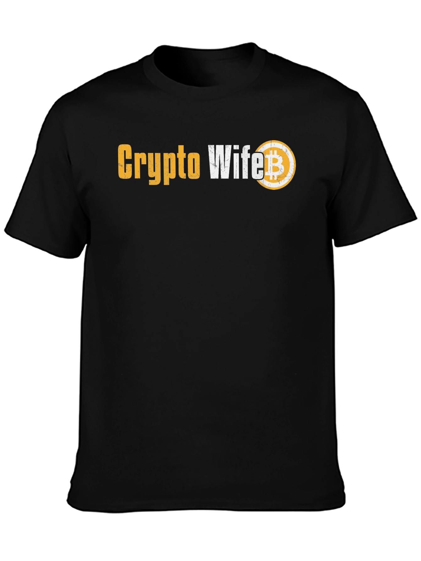 Crypto Wife Bitcoin T-Shirt - Black