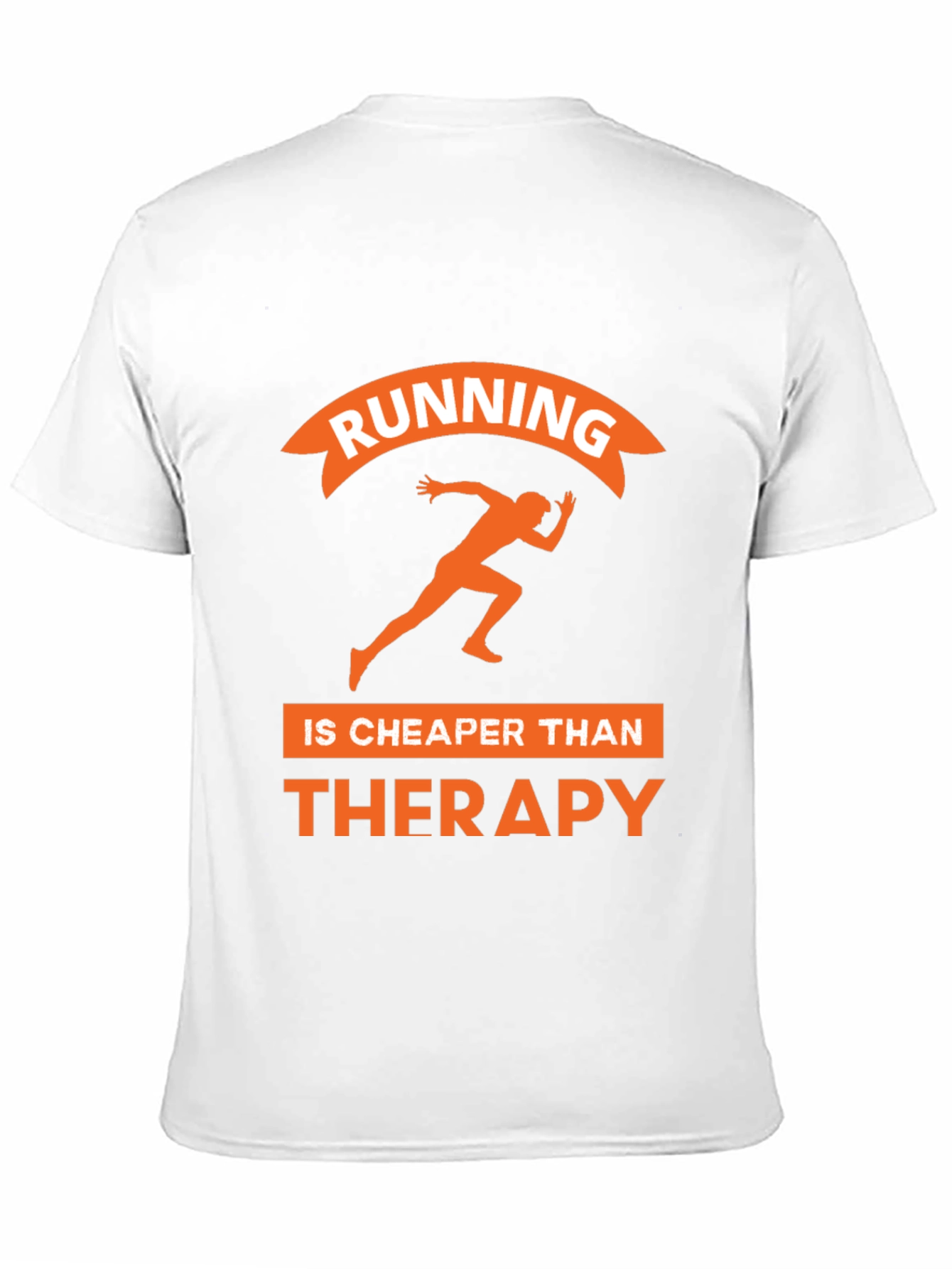 Running is Cheaper Than Therapy Graphic Tee