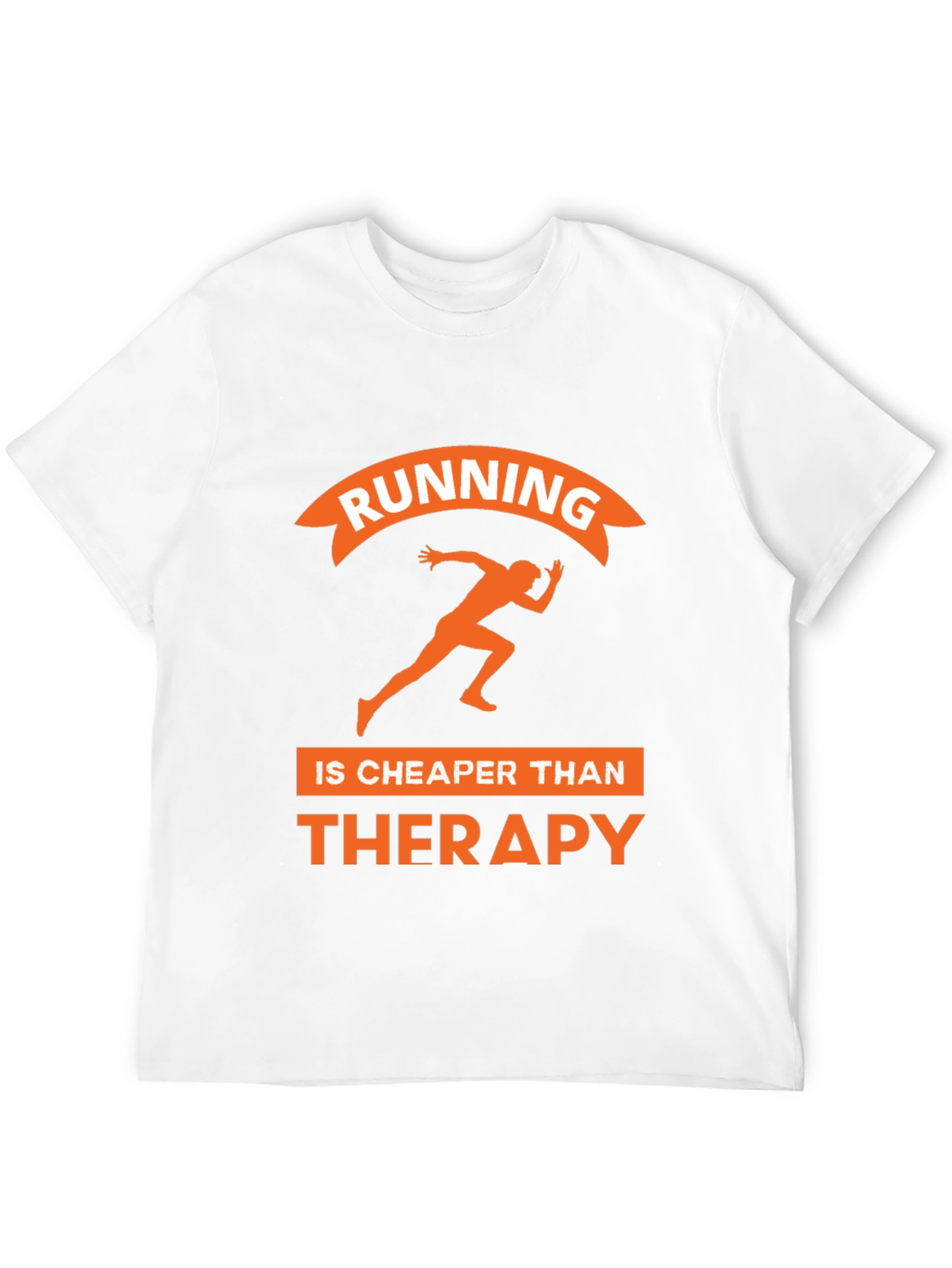 Running is Cheaper Than Therapy Graphic Tee