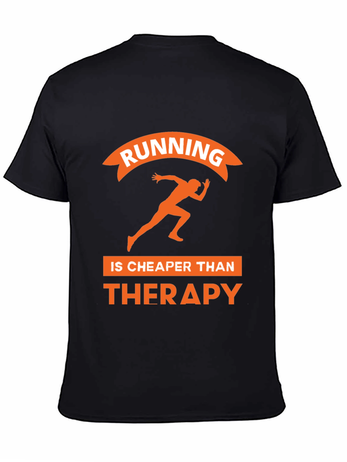 Running is Cheaper Than Therapy Graphic Tee