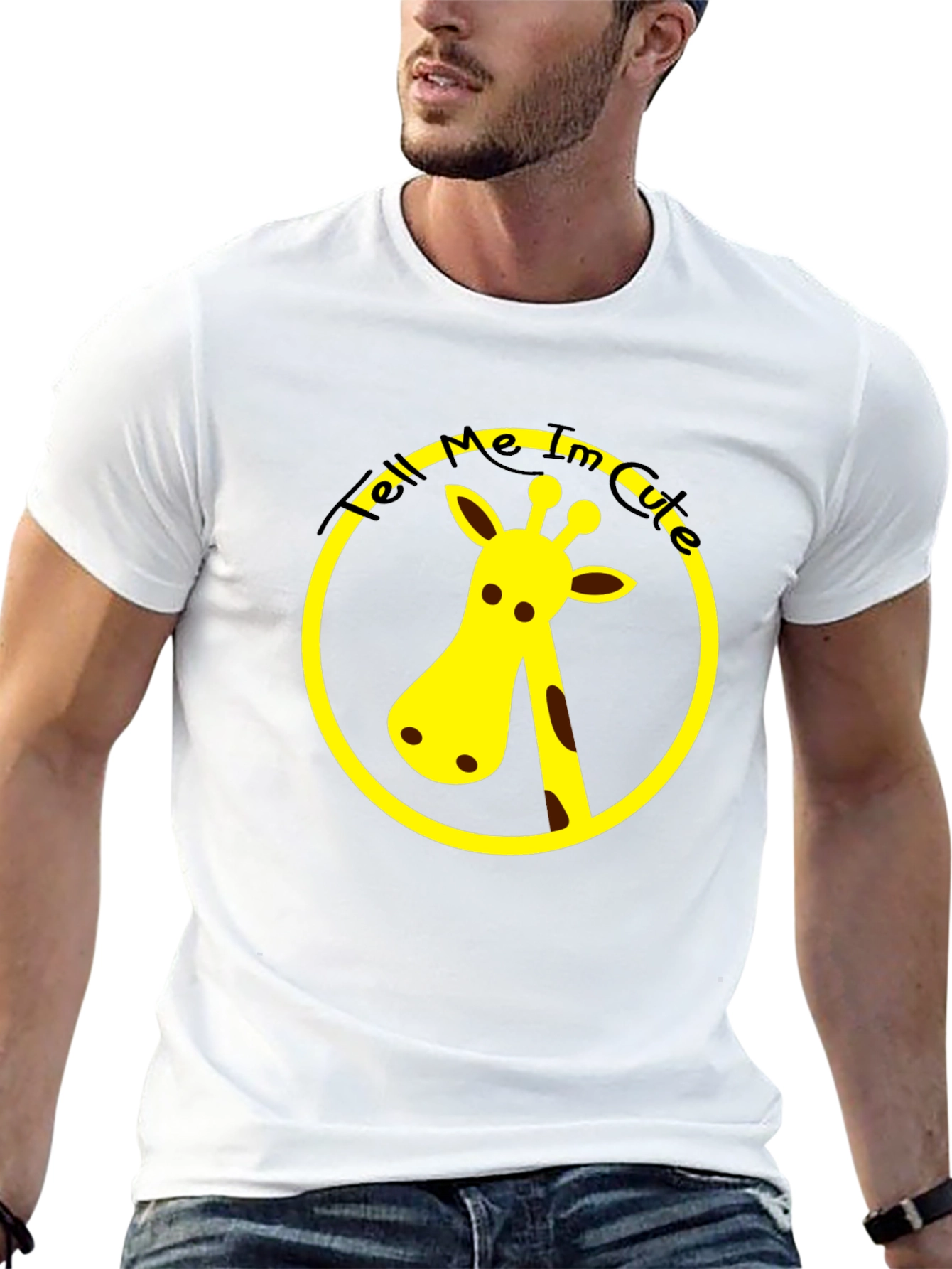 Cute Giraffe T-Shirt - Tell Me Im Cute!