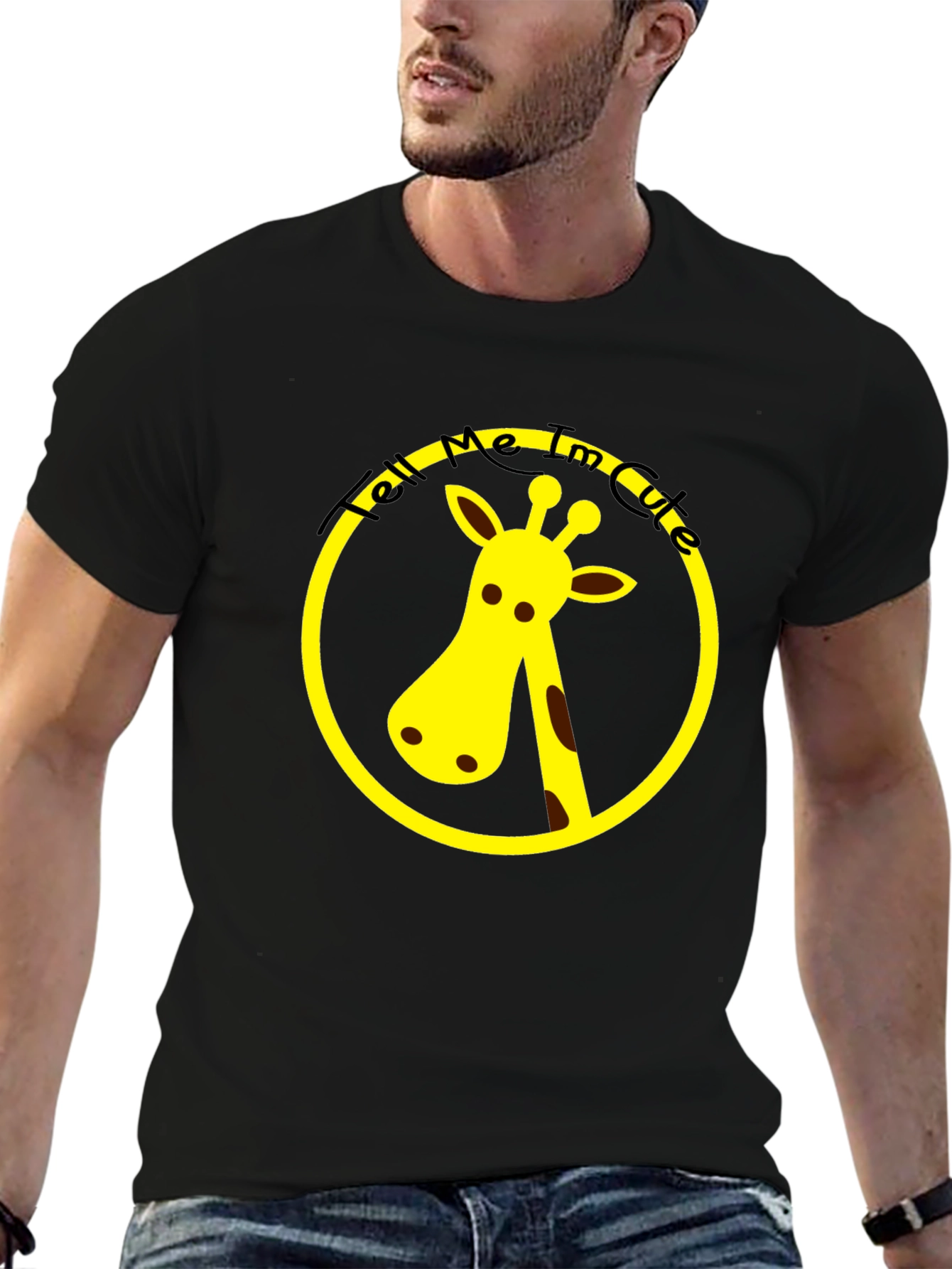 Cute Giraffe T-Shirt - Tell Me Im Cute!