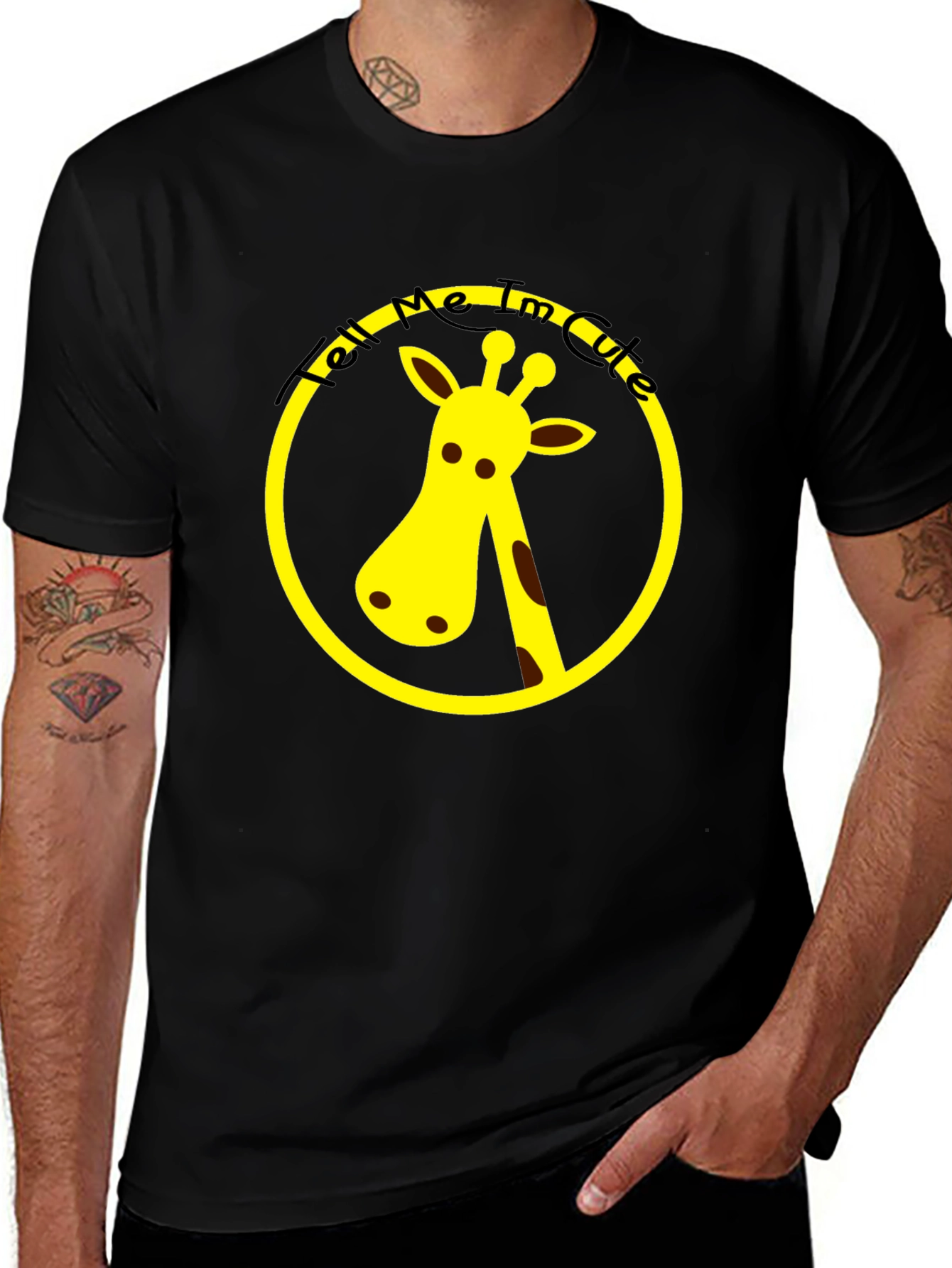 Cute Giraffe T-Shirt - Tell Me Im Cute!