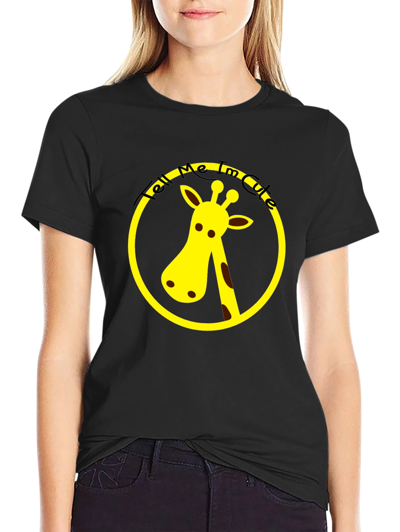 Cute Giraffe T-Shirt - Tell Me Im Cute!