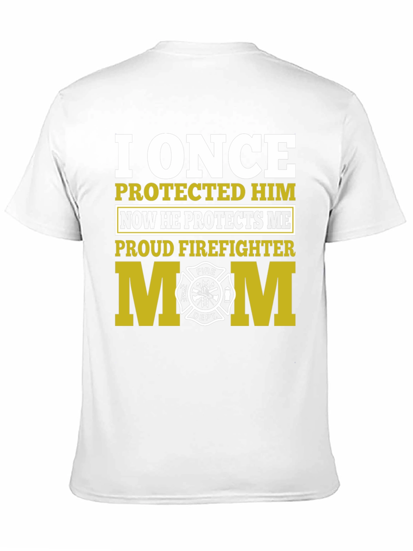 Proud Firefighter Mom Graphic T-Shirt