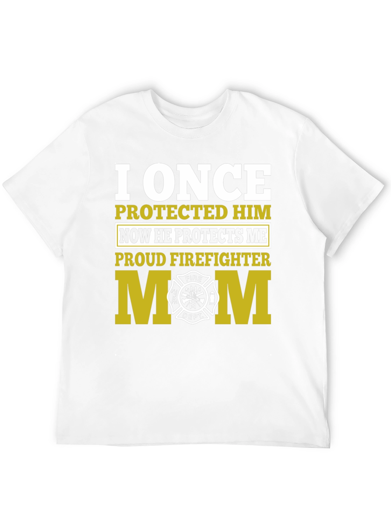 Proud Firefighter Mom Graphic T-Shirt