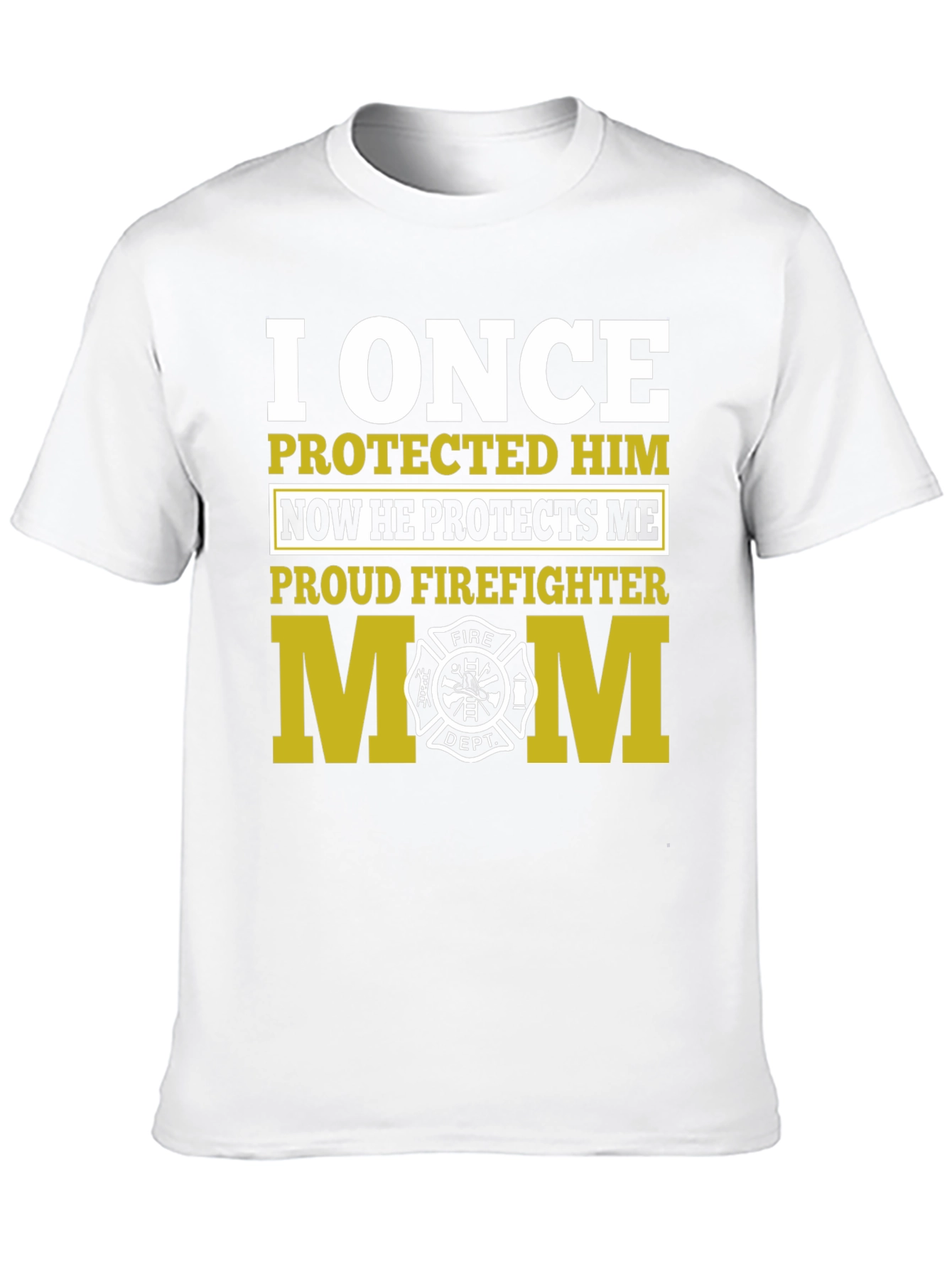 Proud Firefighter Mom Graphic T-Shirt