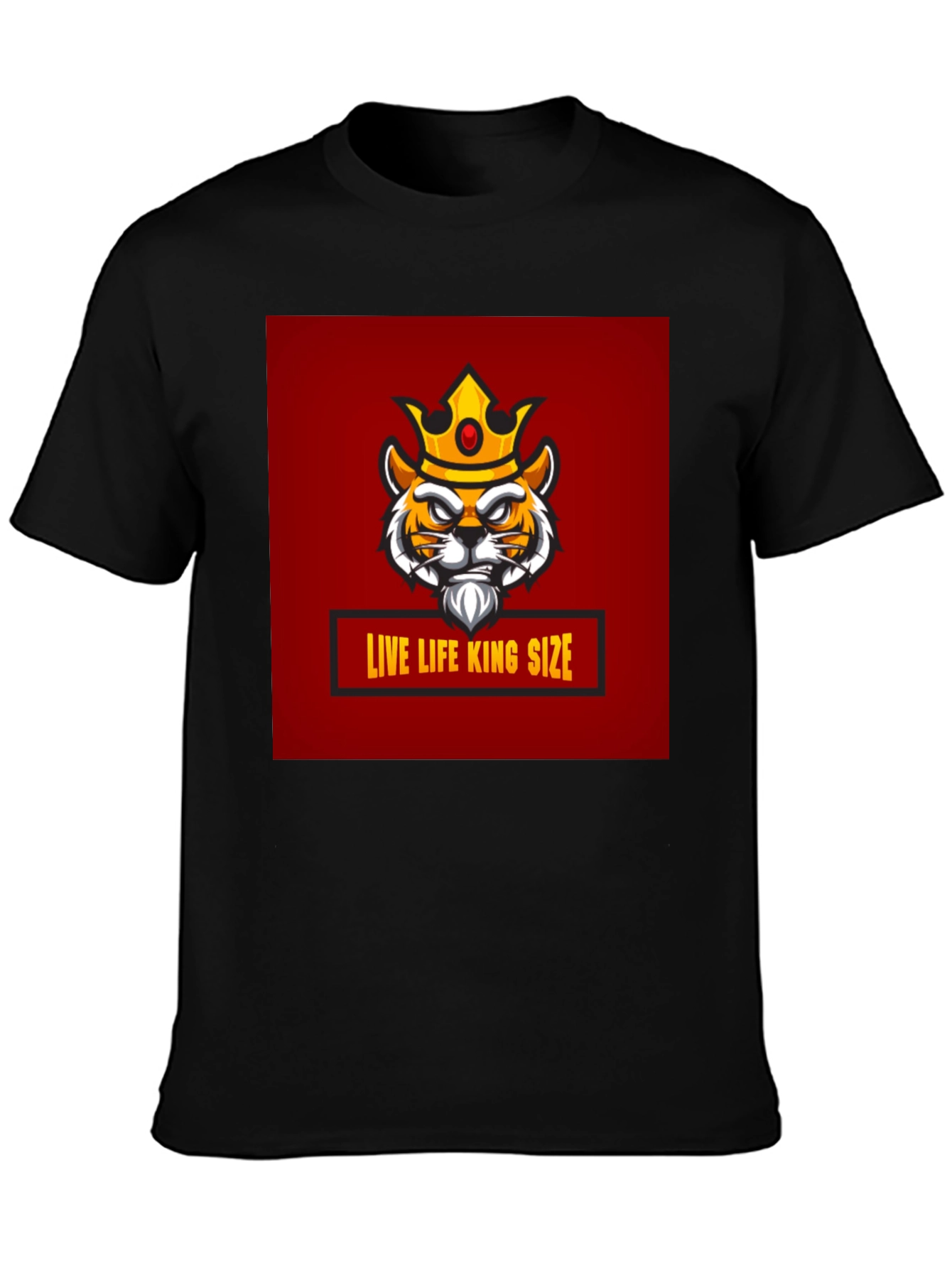 Live Life King Size Graphic T-Shirt