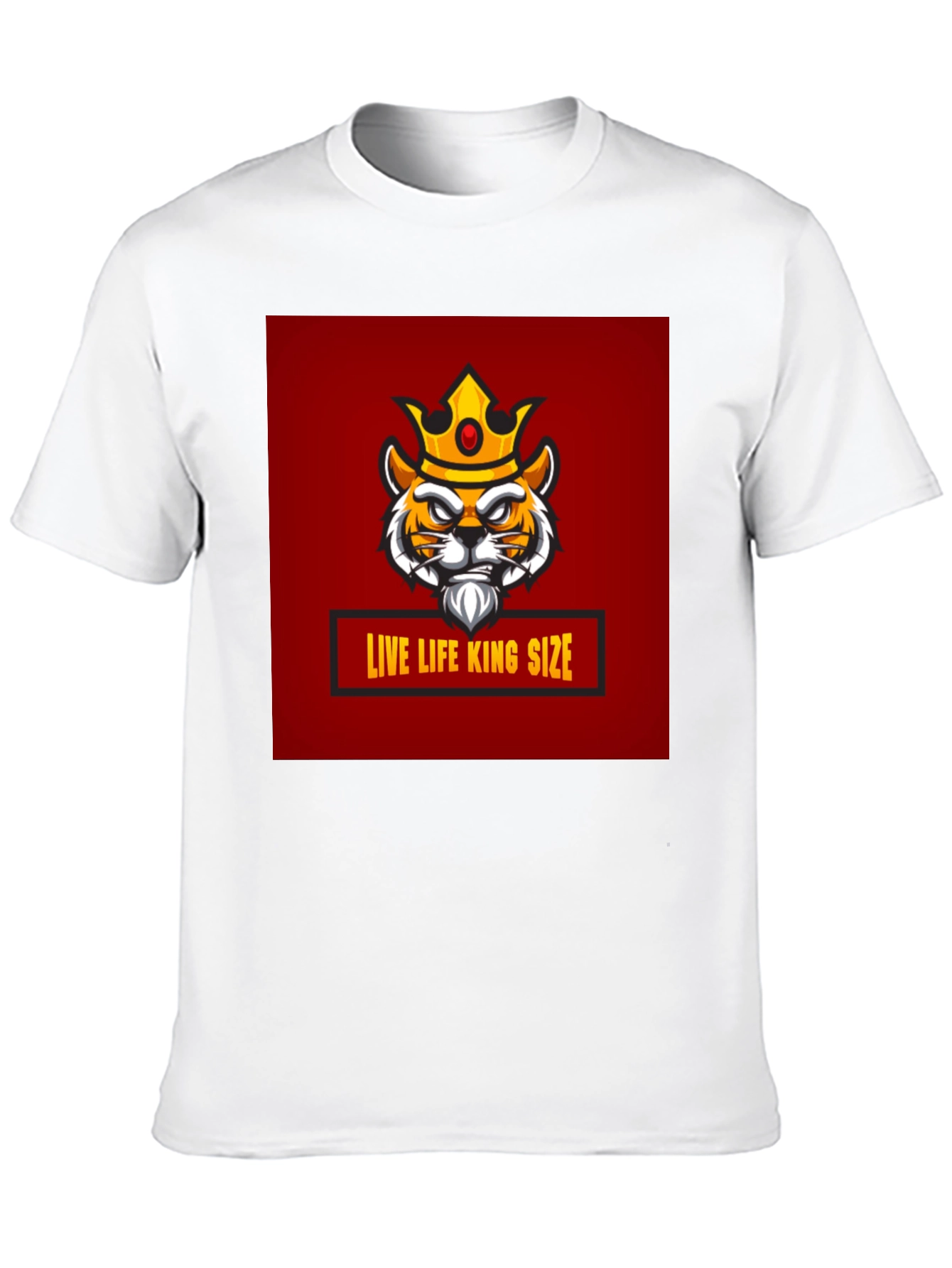 Live Life King Size Graphic T-Shirt