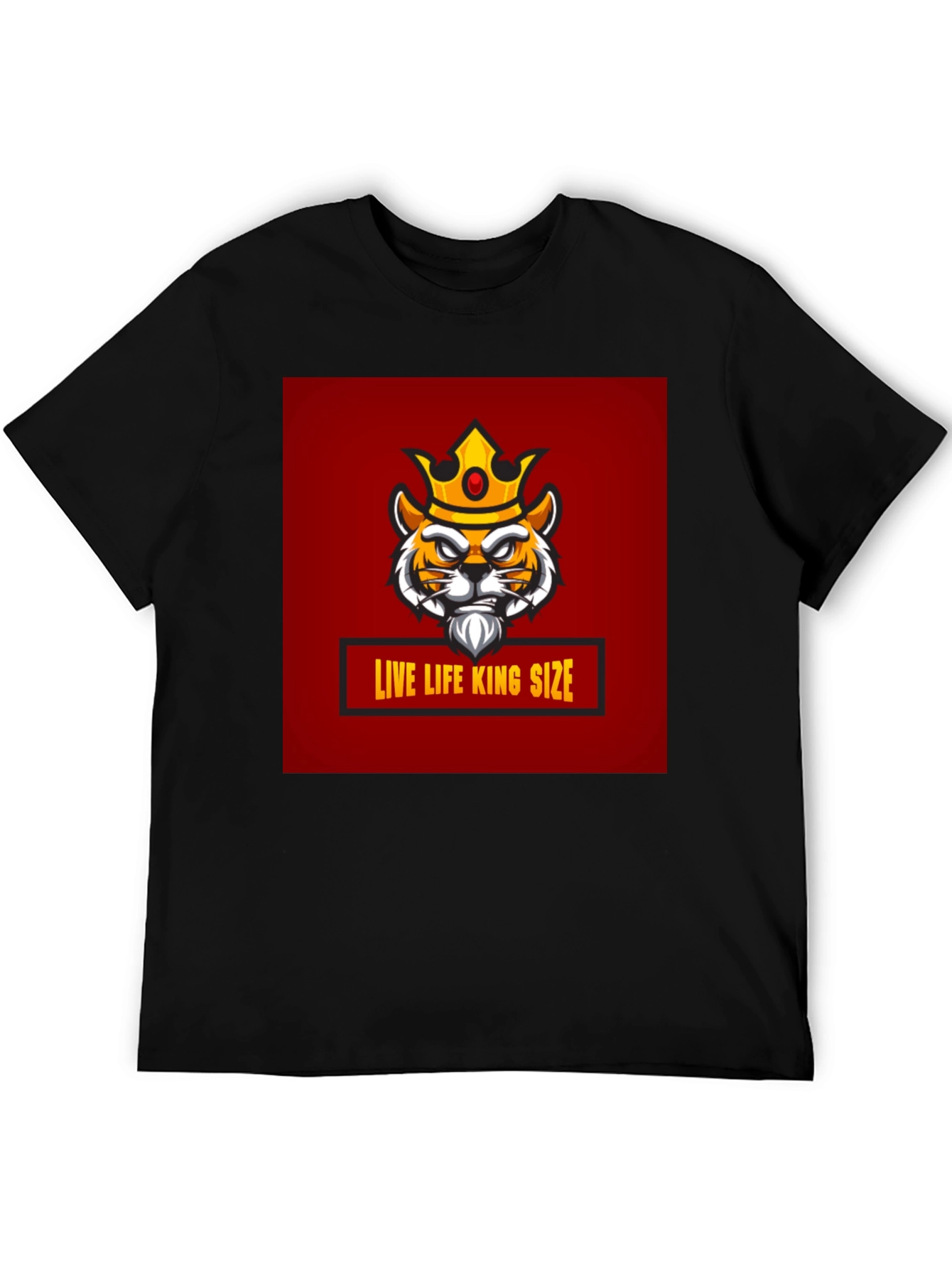 Live Life King Size Graphic T-Shirt
