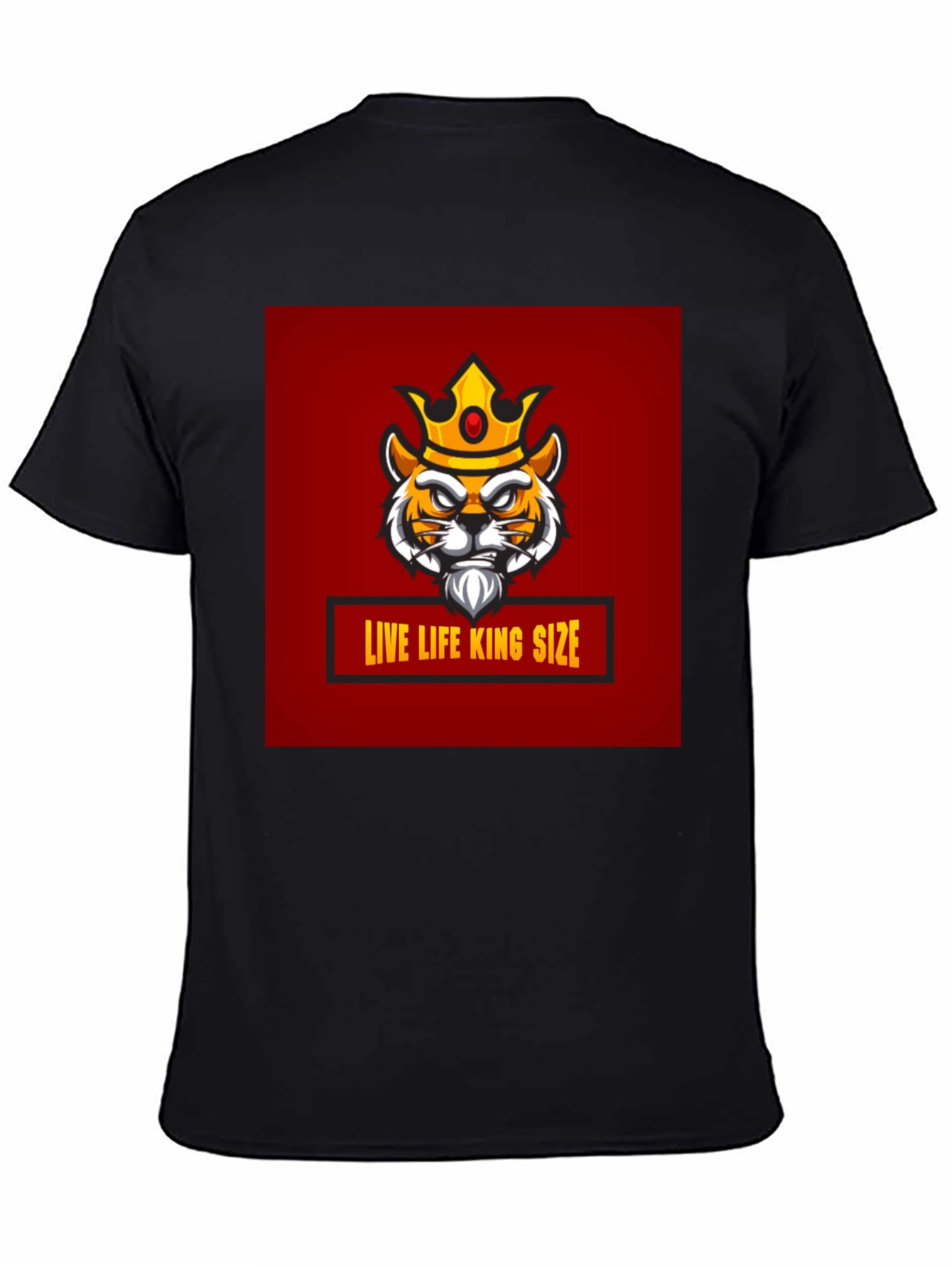 Live Life King Size Graphic T-Shirt