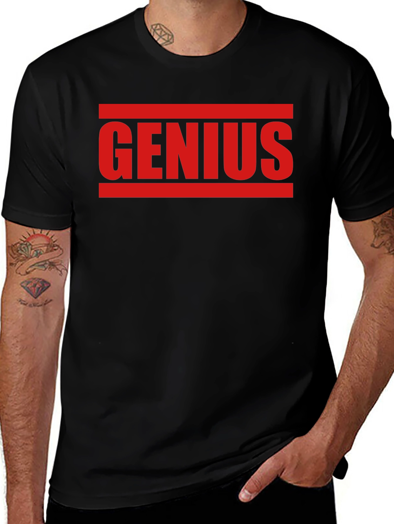Genius Graphic Tee - Bold Statement T-Shirt