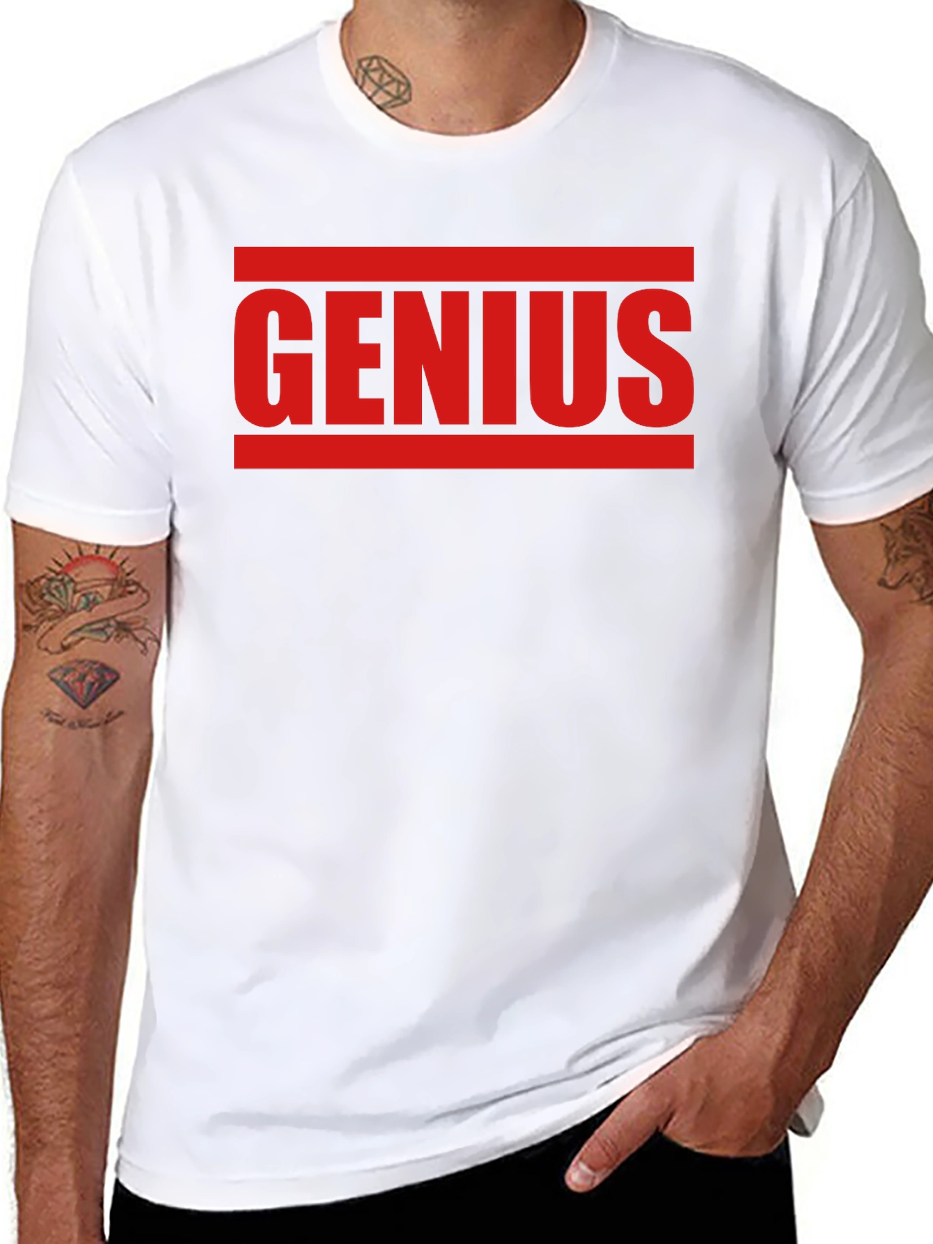 Genius Graphic Tee - Bold Statement T-Shirt