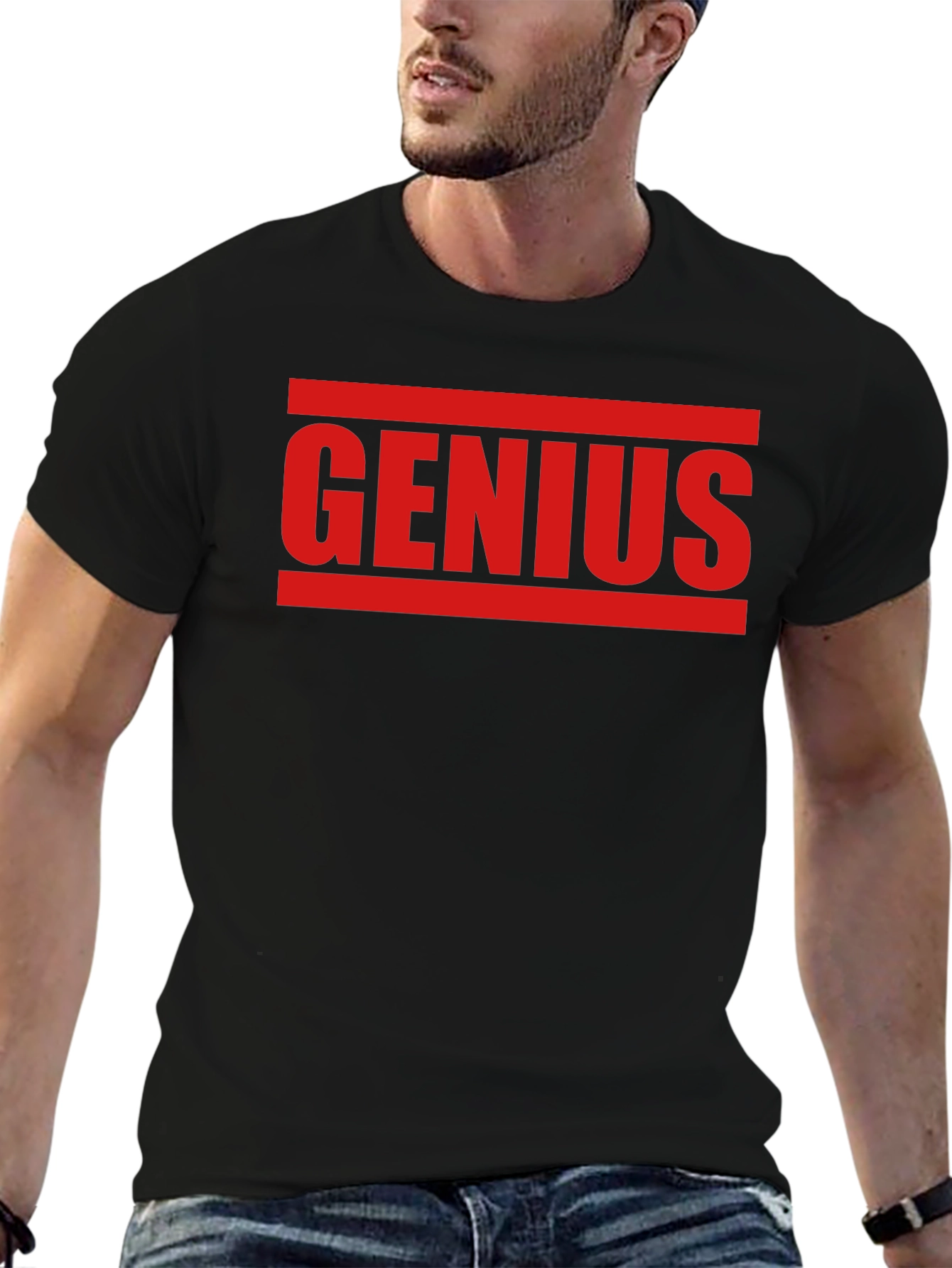 Genius Graphic Tee - Bold Statement T-Shirt