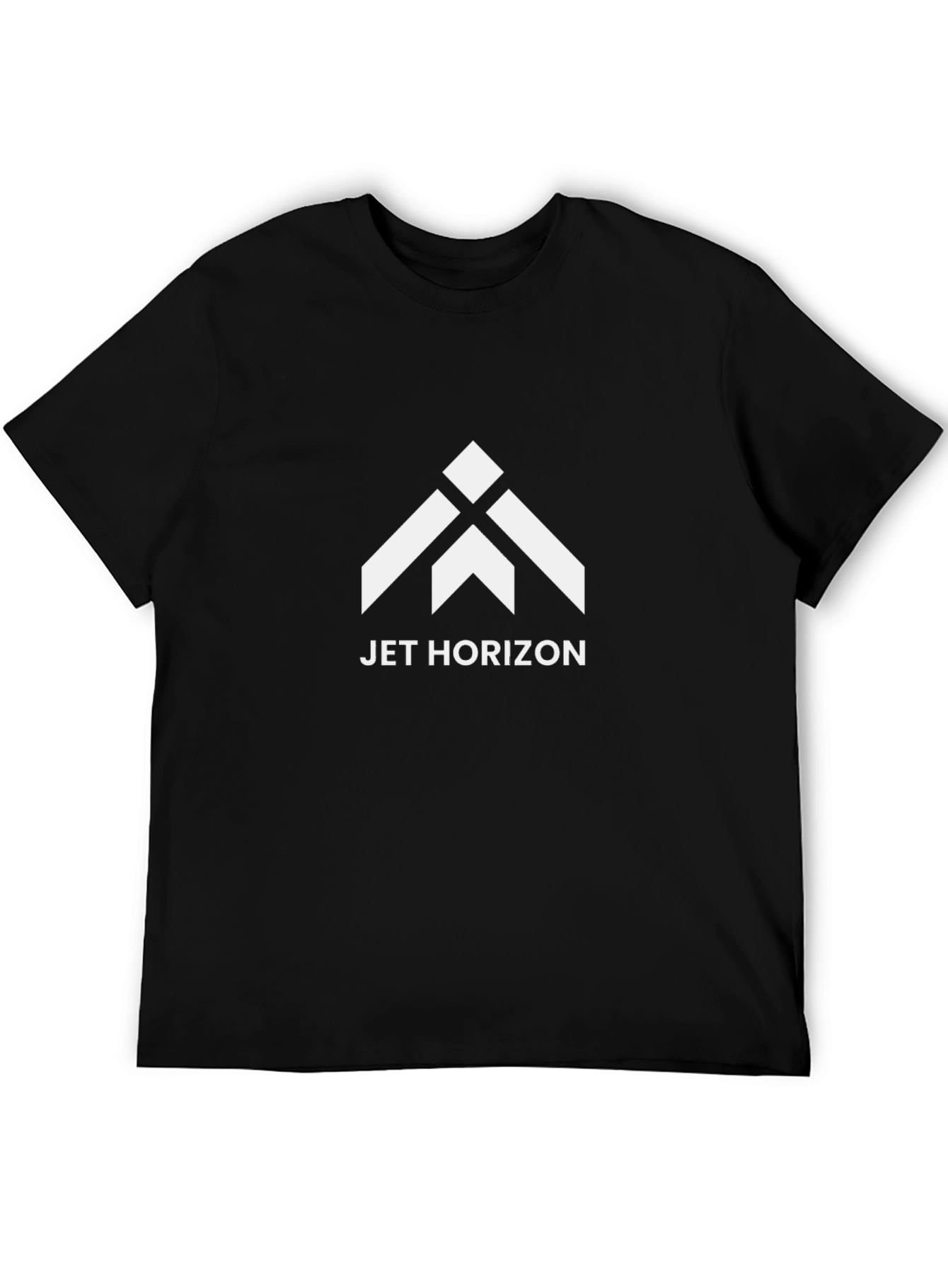 Jet Horizon Black Graphic Tee