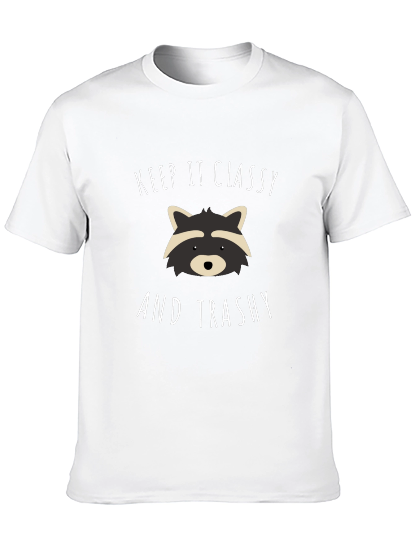 Keep It Classy & Trashy Raccoon Graphic Tee
