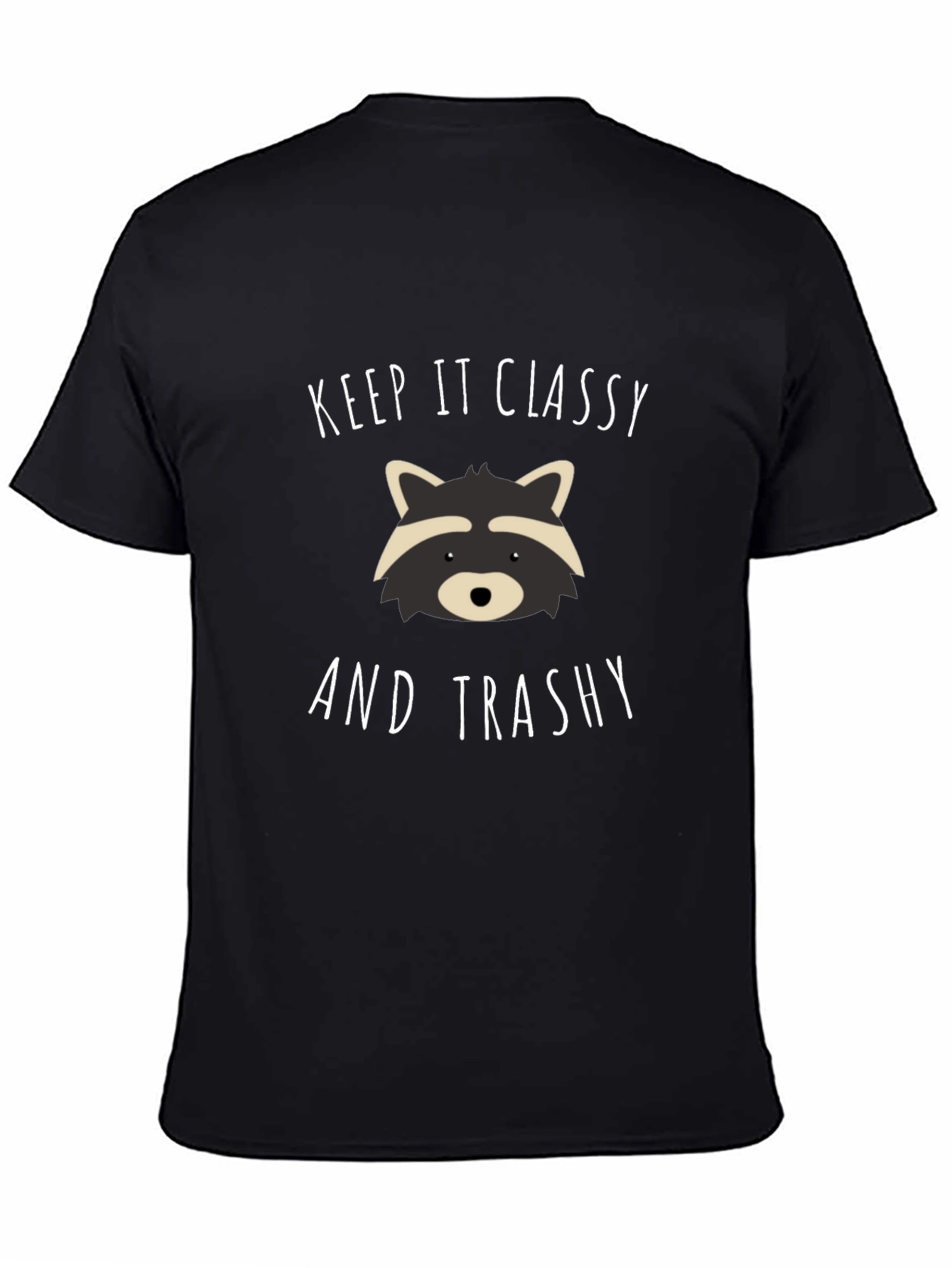 Keep It Classy & Trashy Raccoon Graphic Tee