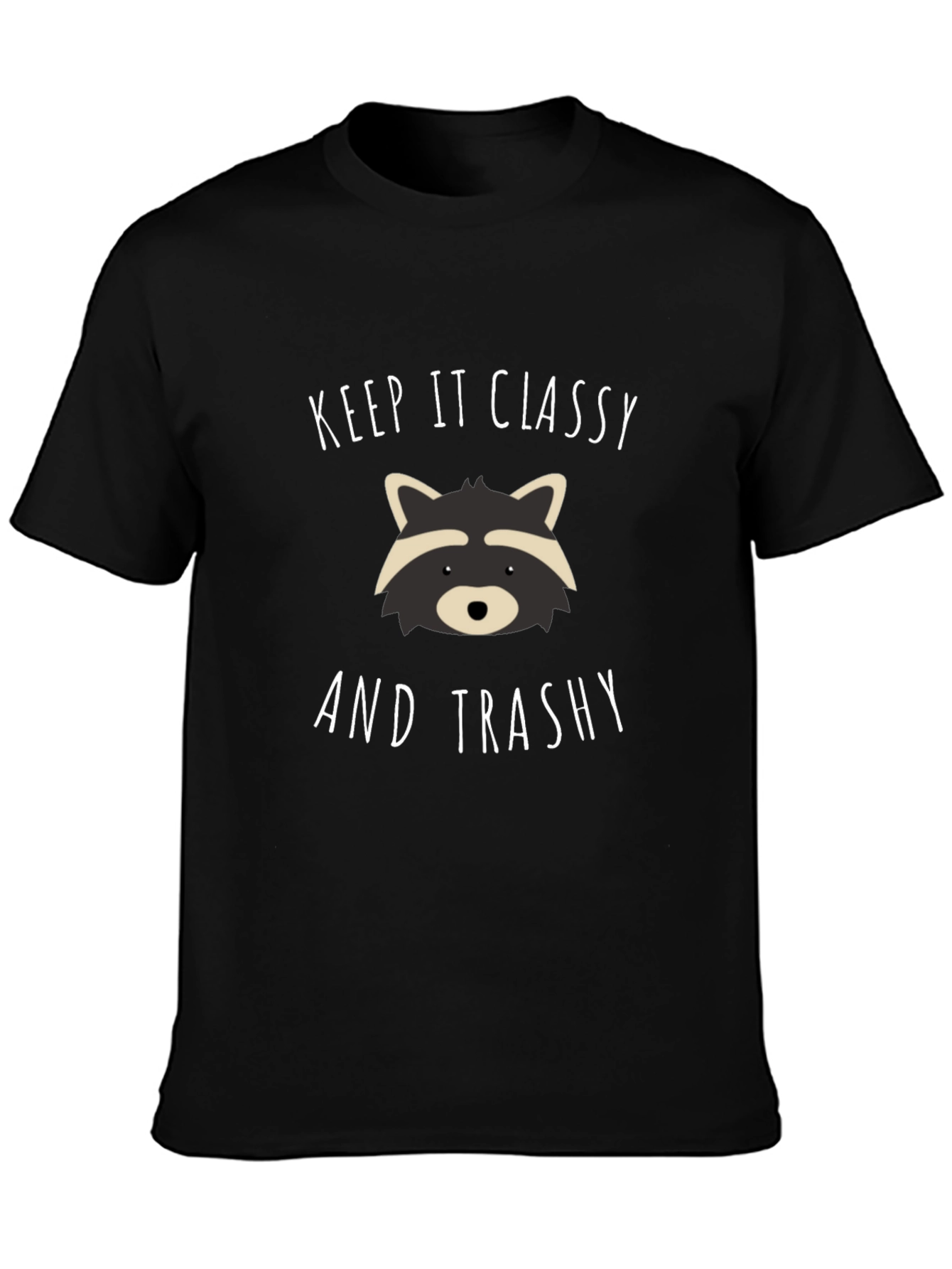 Keep It Classy & Trashy Raccoon Graphic Tee