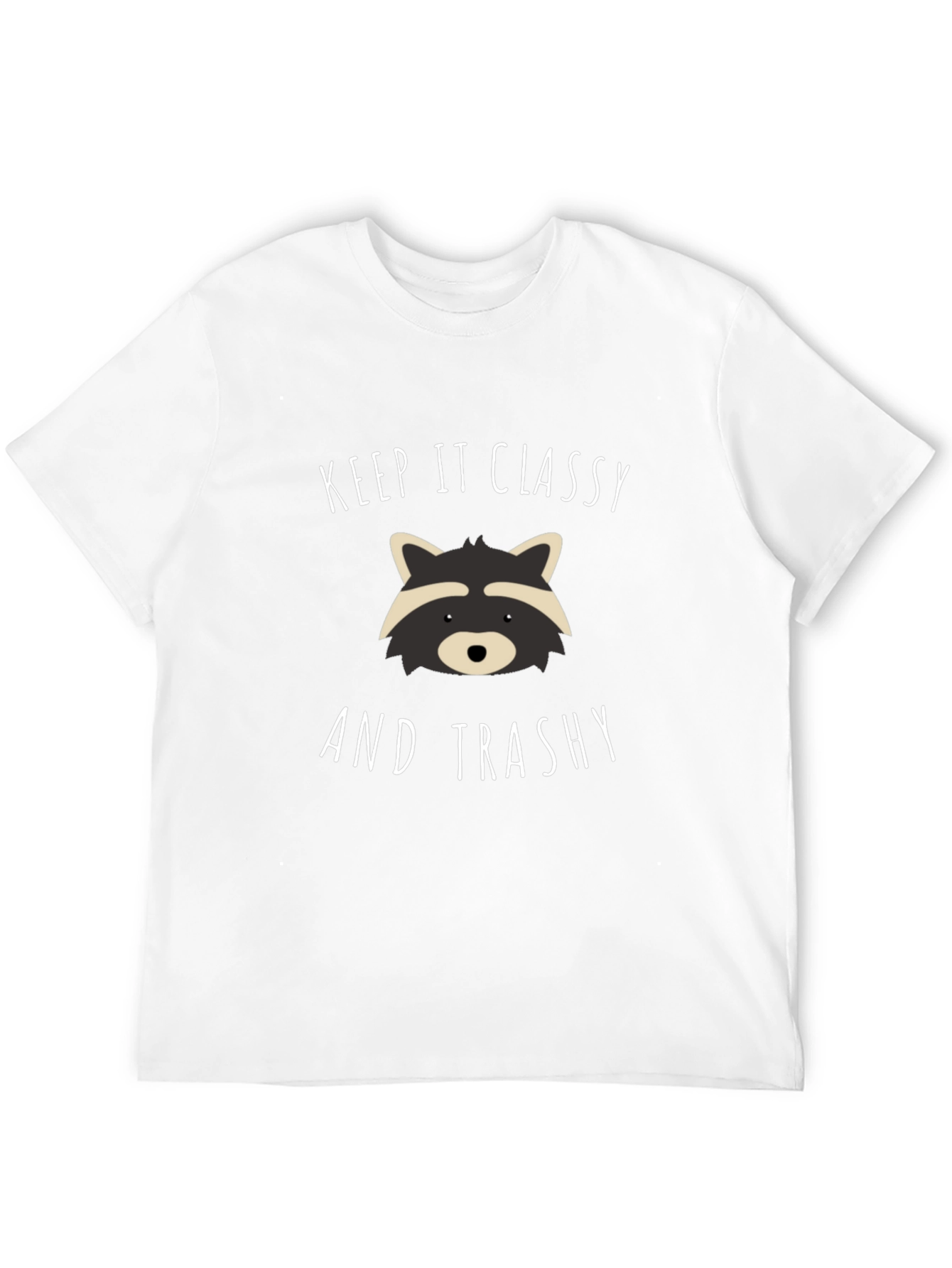 Keep It Classy & Trashy Raccoon Graphic Tee