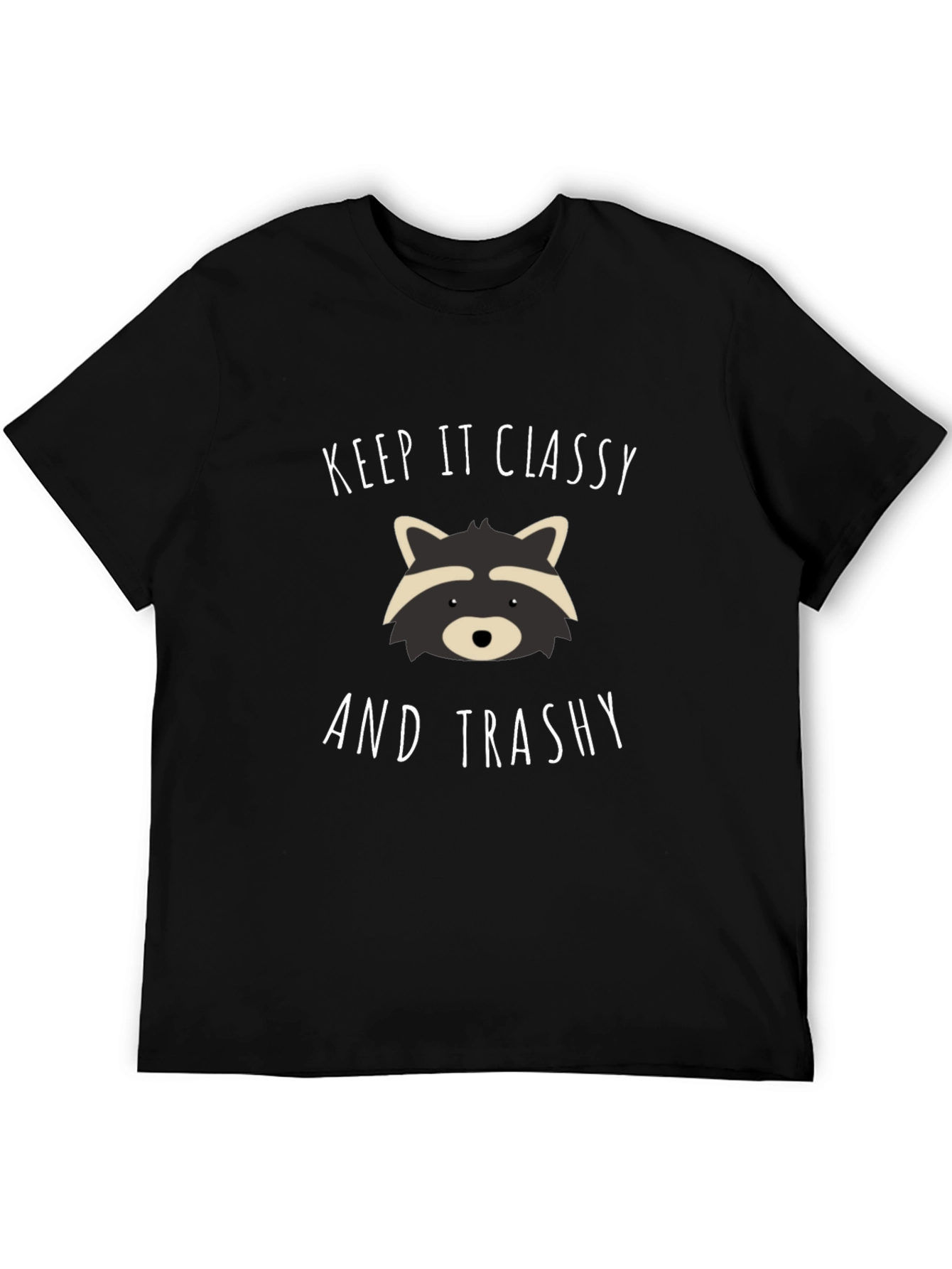 Keep It Classy & Trashy Raccoon Graphic Tee