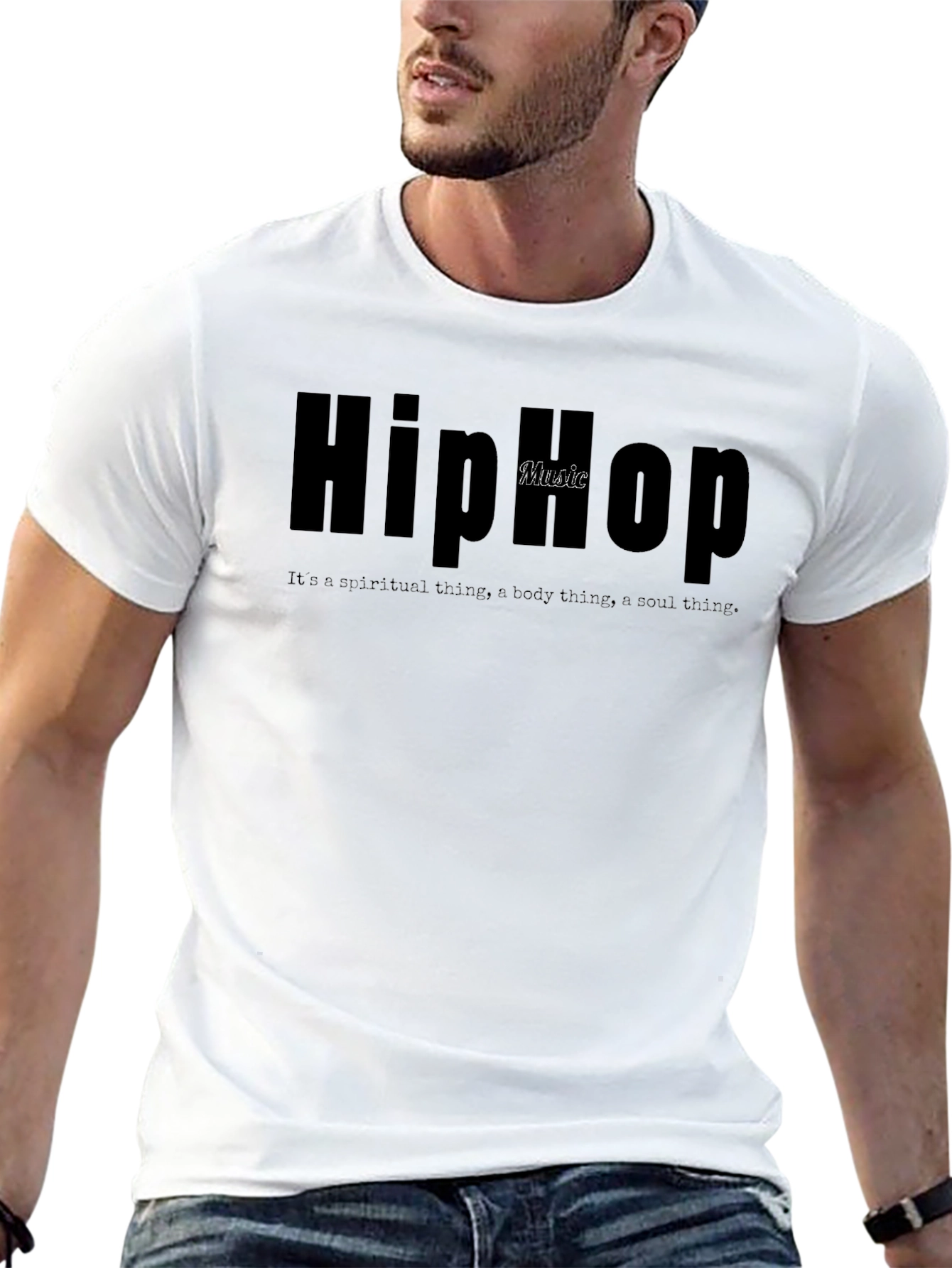 Hip Hop Music T-Shirt - Spiritual Body Soul